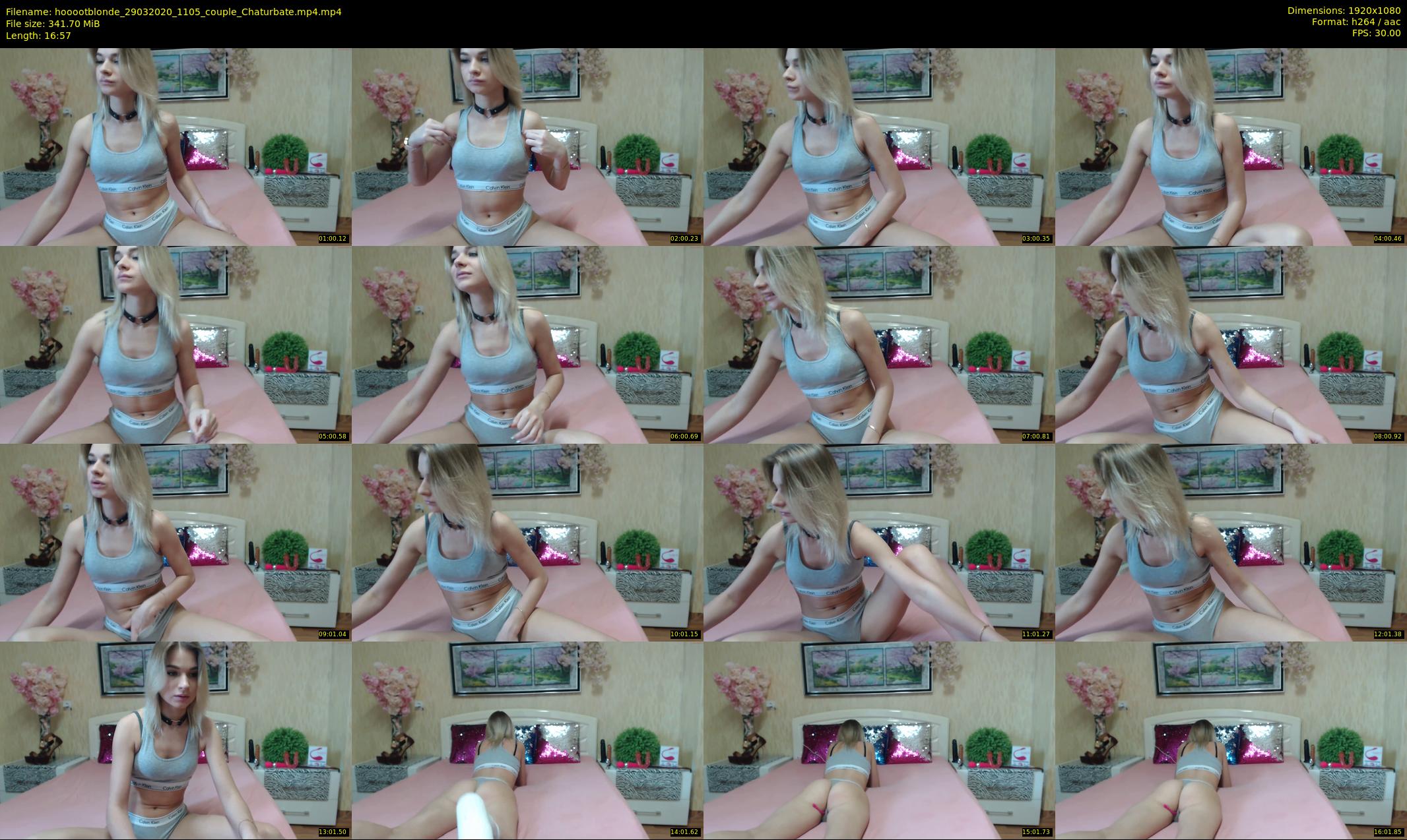 hooootblonde — 17 minute Chaturbate female cam show recording, 1080p, Mar 29, 2020