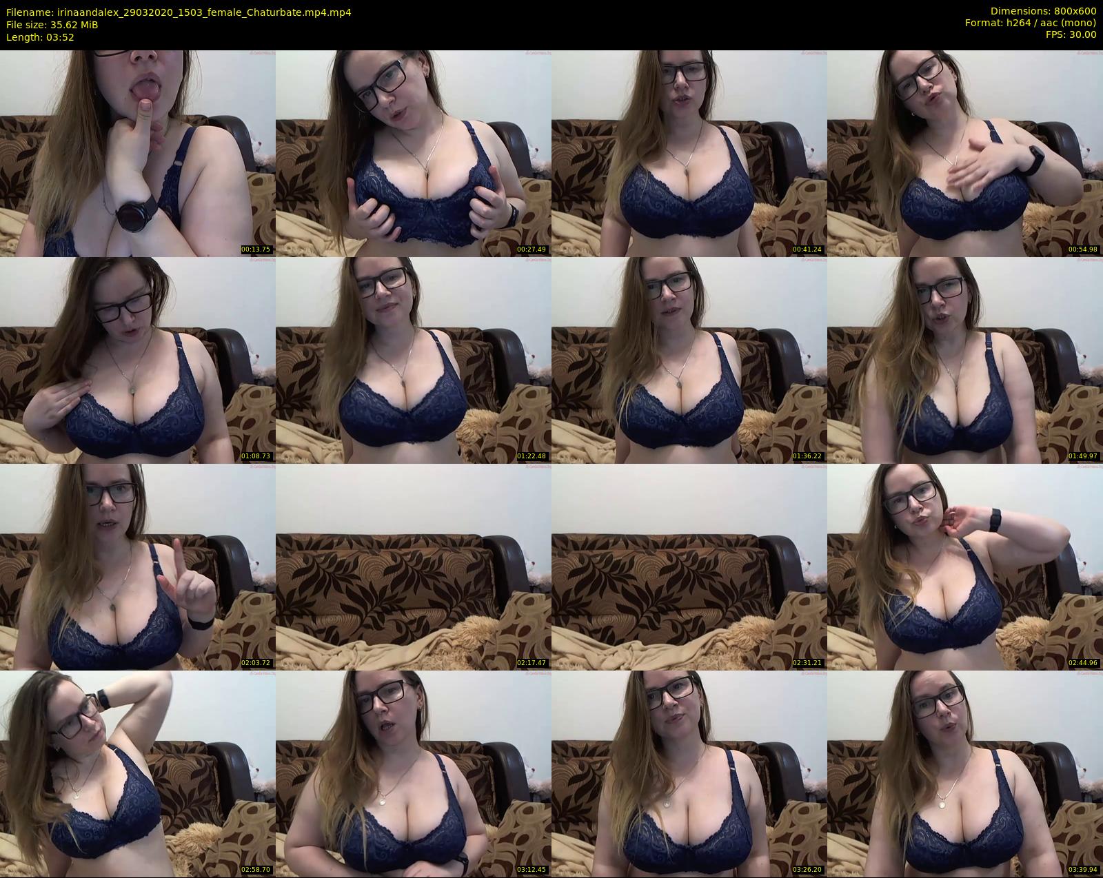 irinaandalex — 4 minute Chaturbate couple cam show recording, 480p, Mar 29, 2020