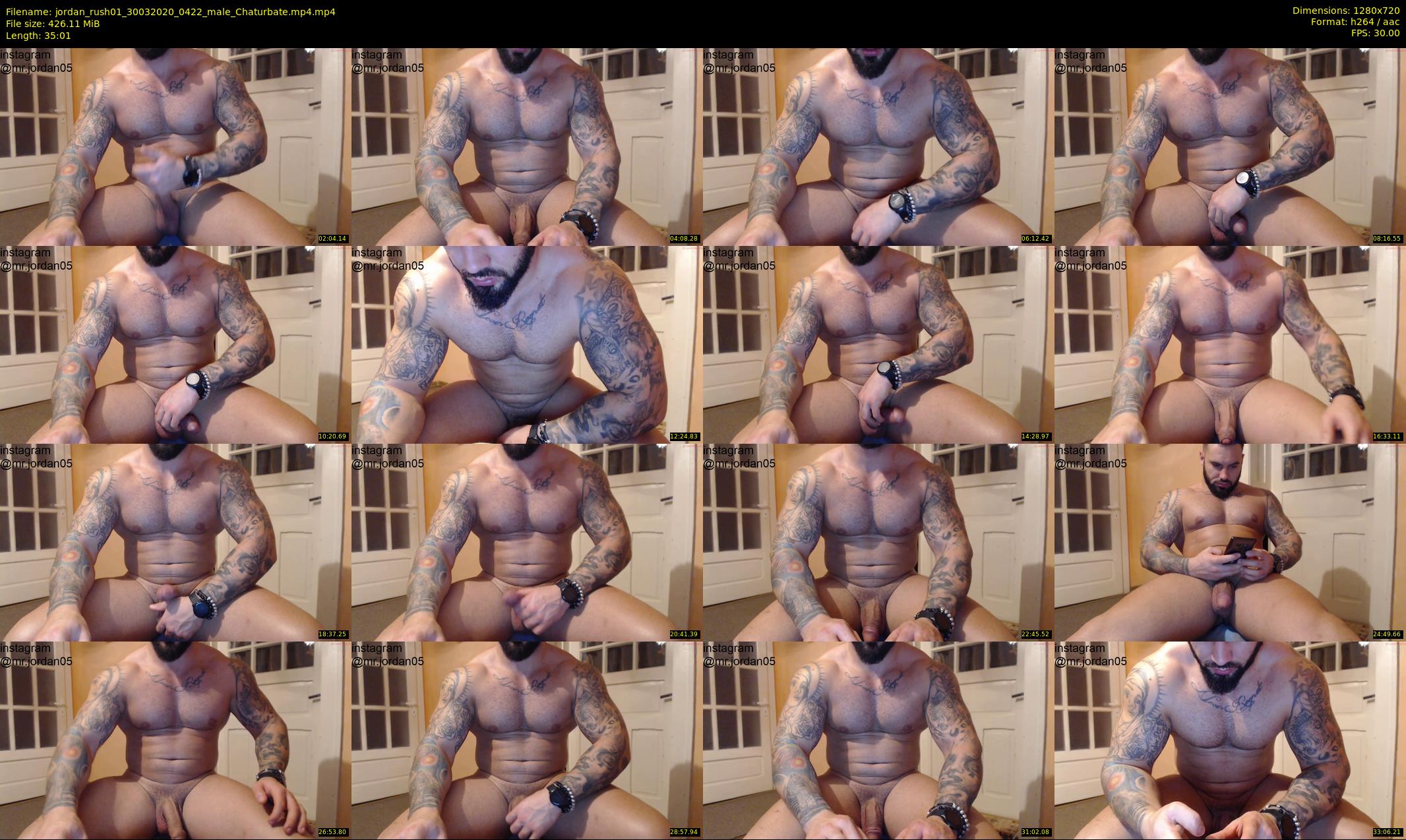jordan_rush01 — 36 minute Chaturbate male cam show recording, 720p, Mar 30, 2020
