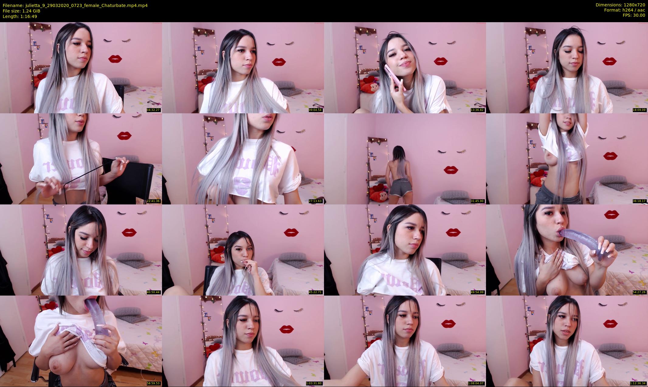 julietta_9 — 77 minute Chaturbate female cam show recording, 720p, Mar 29, 2020