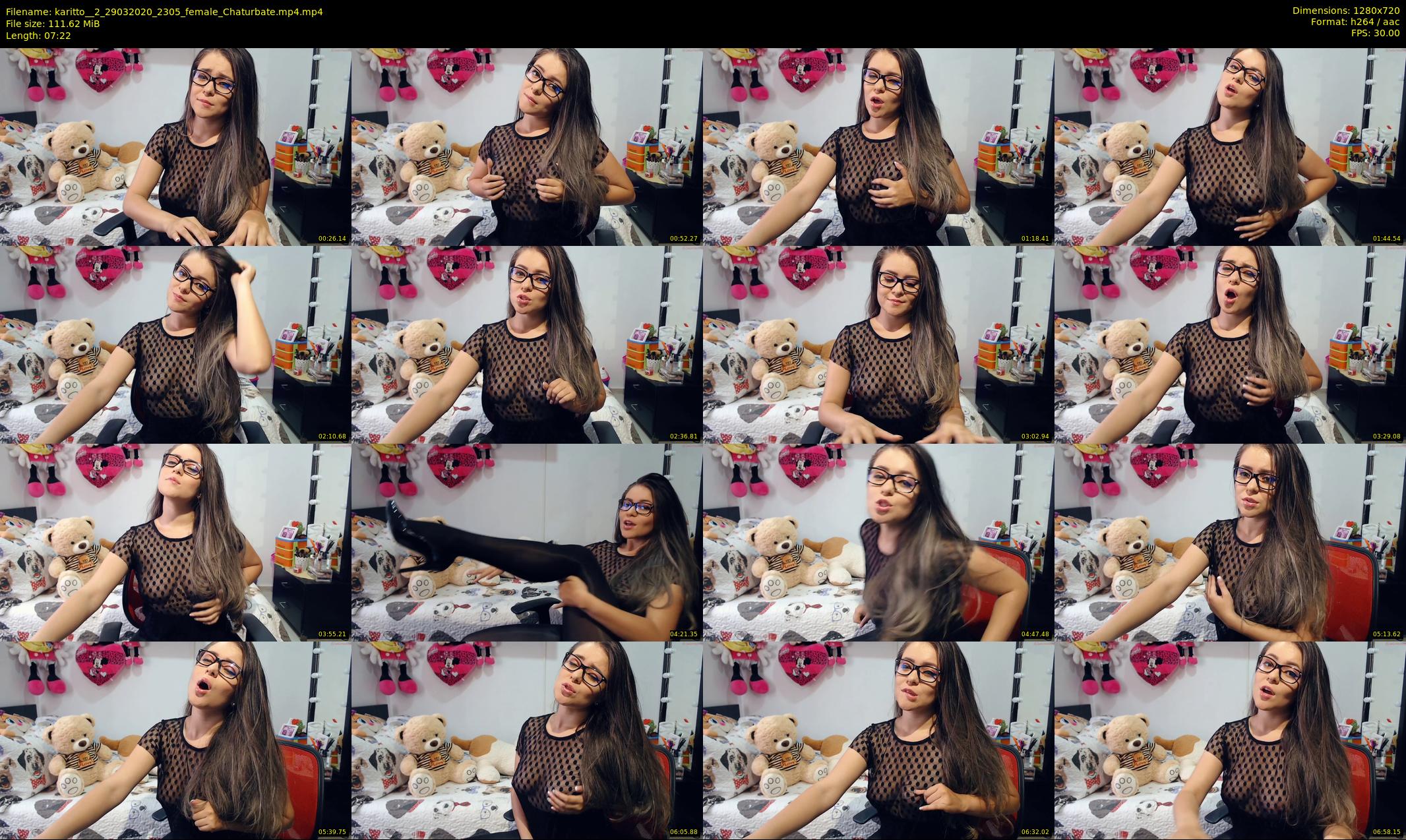 karitto__2 — 8 minute Chaturbate female cam show recording, 720p, Mar 29, 2020
