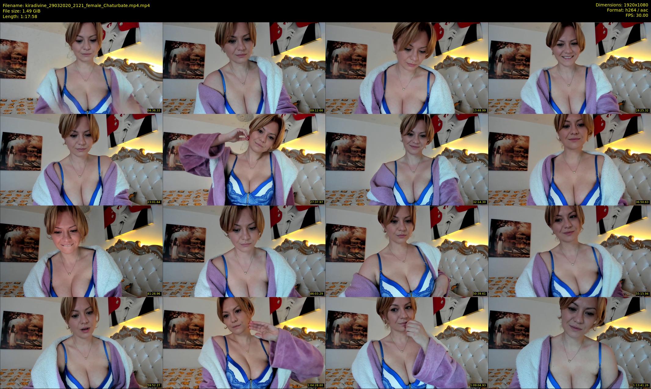 kiradivine — 78 minute Chaturbate female cam show recording, 1080p, Mar 29, 2020