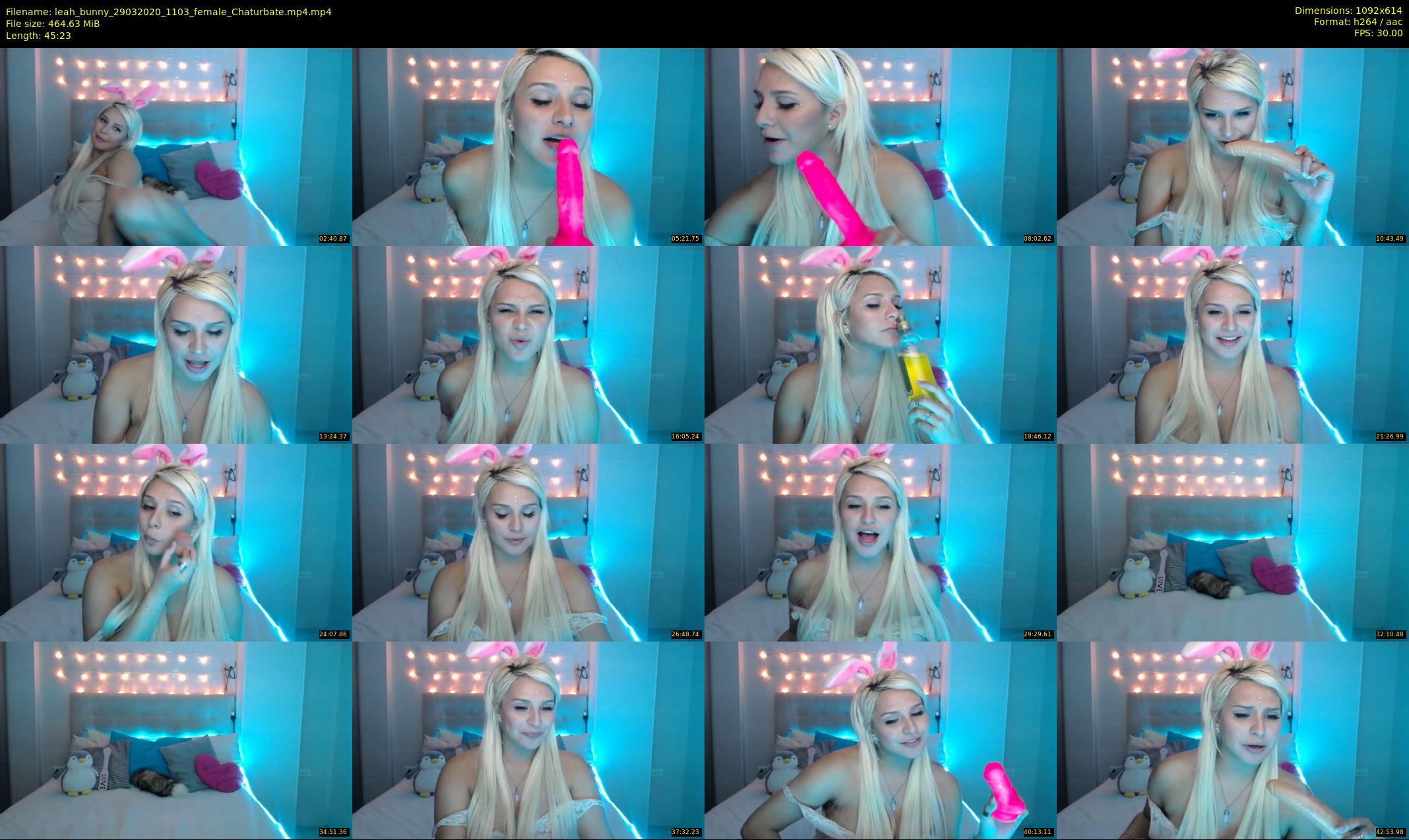 leah_bunny — 46 minute Chaturbate female cam show recording, 480p, Mar 29, 2020