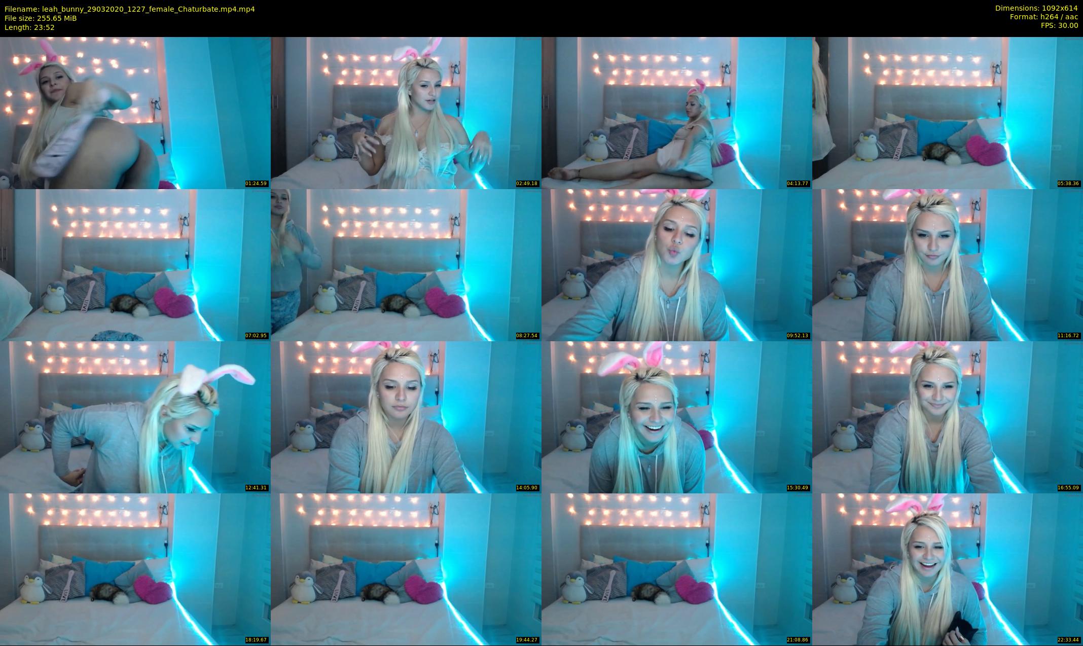 leah_bunny — 24 minute Chaturbate female cam show recording, 480p, Mar 29, 2020