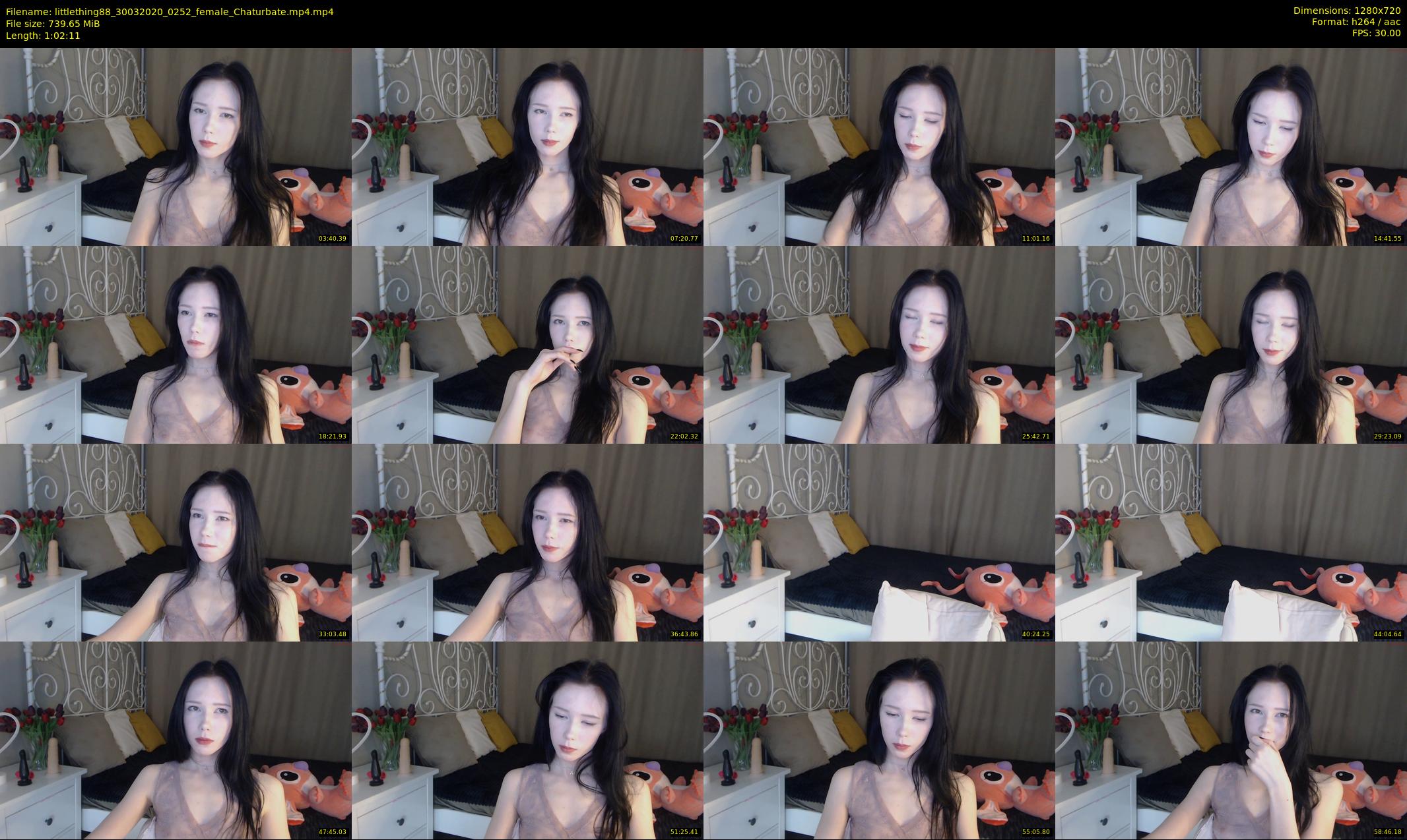 littlething88 — 63 minute Chaturbate female cam show recording, 720p, Mar 30, 2020