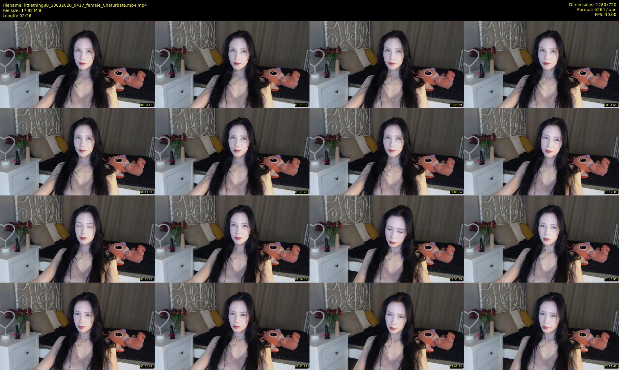 littlething88 — 3 minute Chaturbate female cam show recording, 720p, Mar 30, 2020