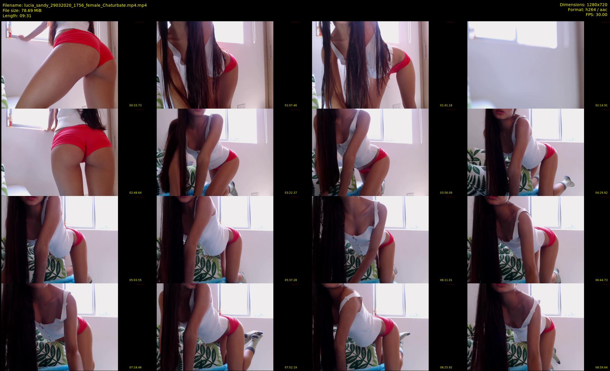 lucia_sandy — 10 minute Chaturbate female cam show recording, 720p, Mar 29, 2020