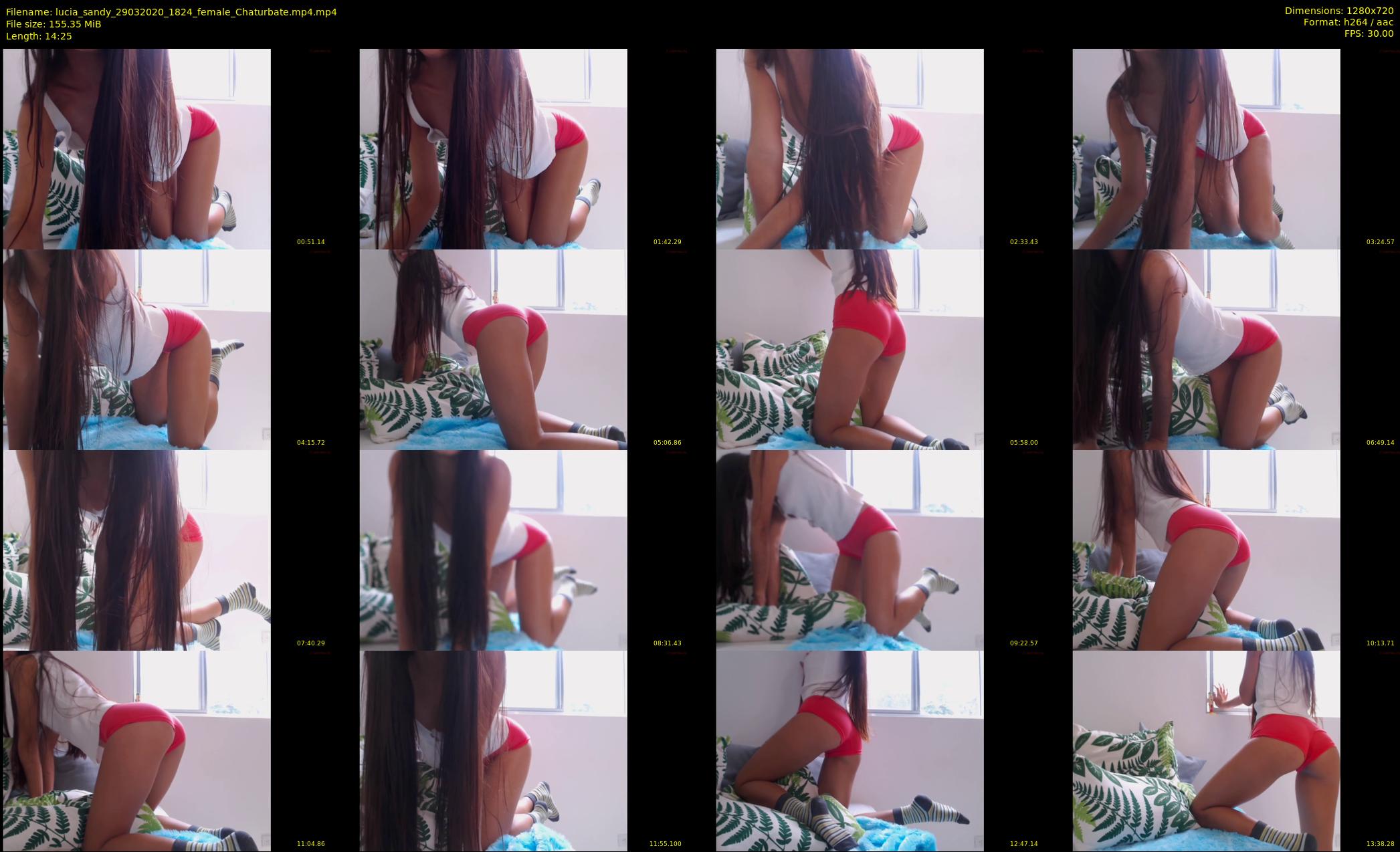 lucia_sandy — 15 minute Chaturbate female cam show recording, 720p, Mar 29, 2020