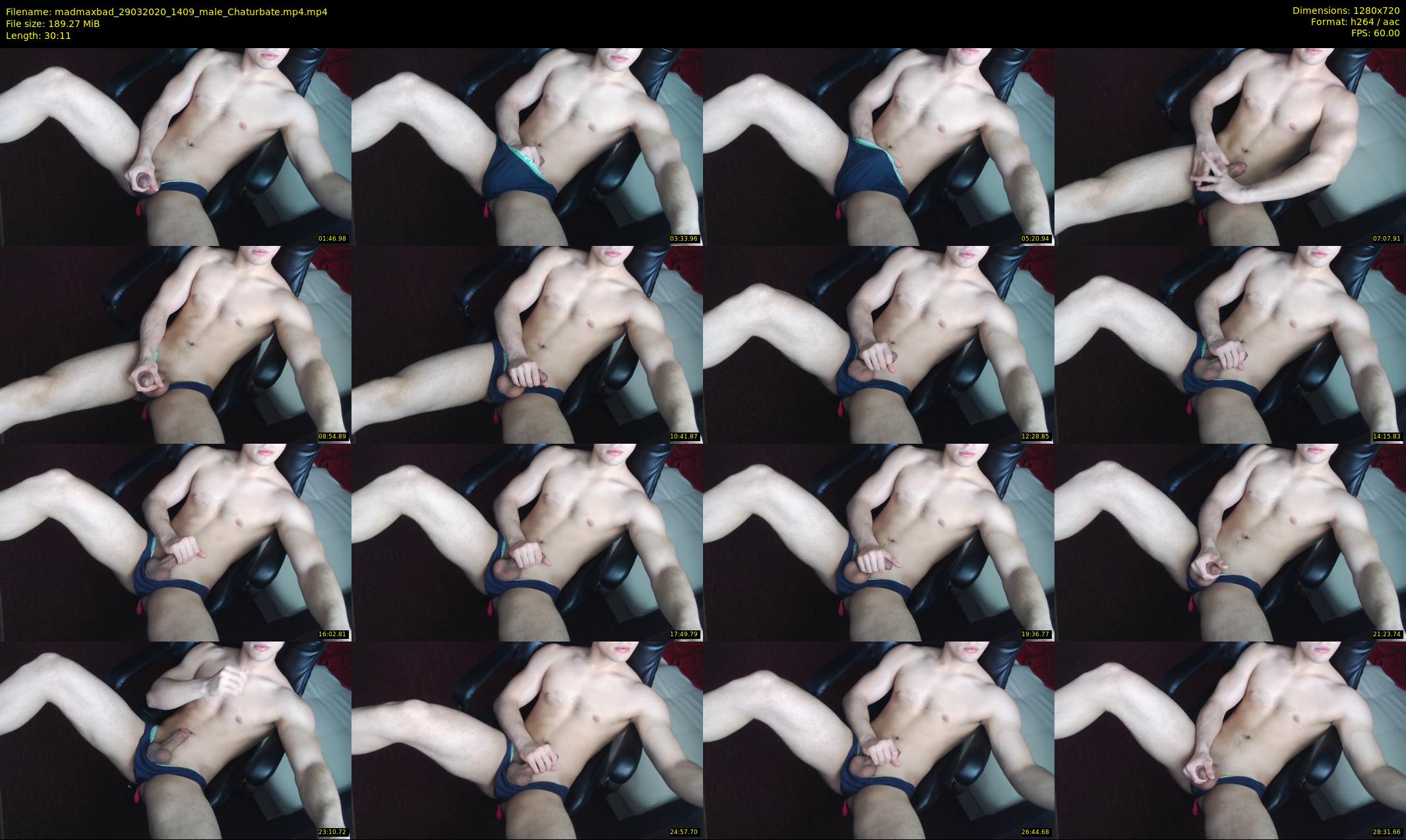 madmaxbad — 31 minute Chaturbate male cam show recording, 720p, Mar 29, 2020
