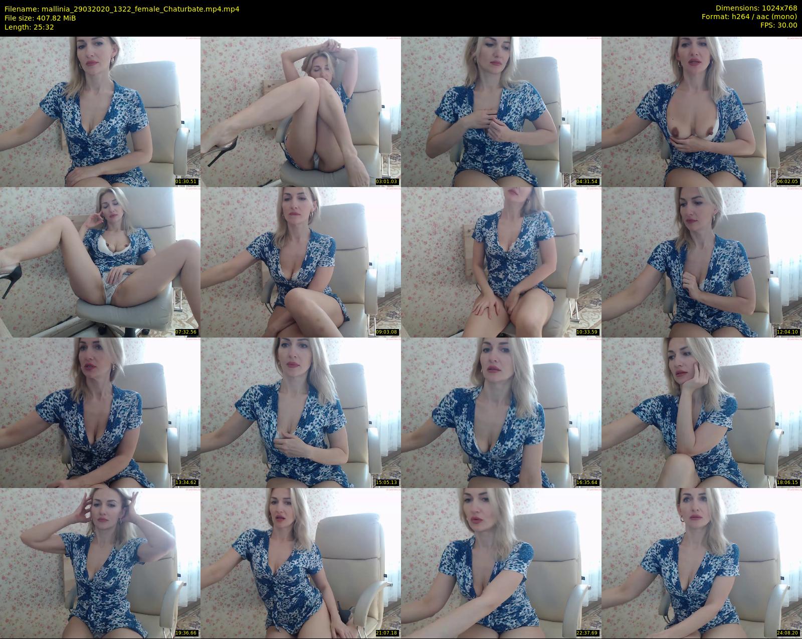 mallinia — 26 minute Chaturbate female cam show recording, 720p, Mar 29, 2020