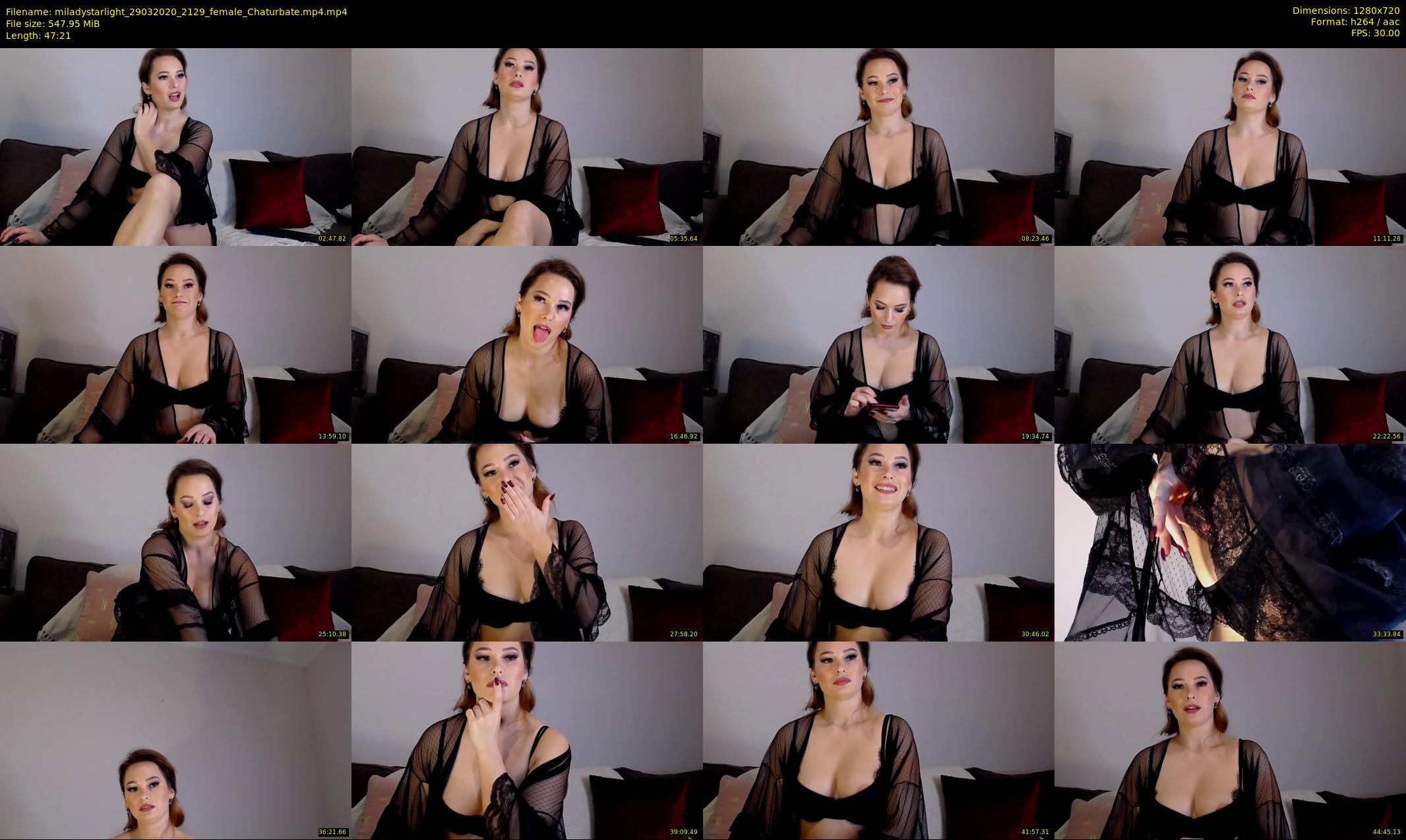 miladystarlight — 48 minute Chaturbate female cam show recording, 720p, Mar 29, 2020