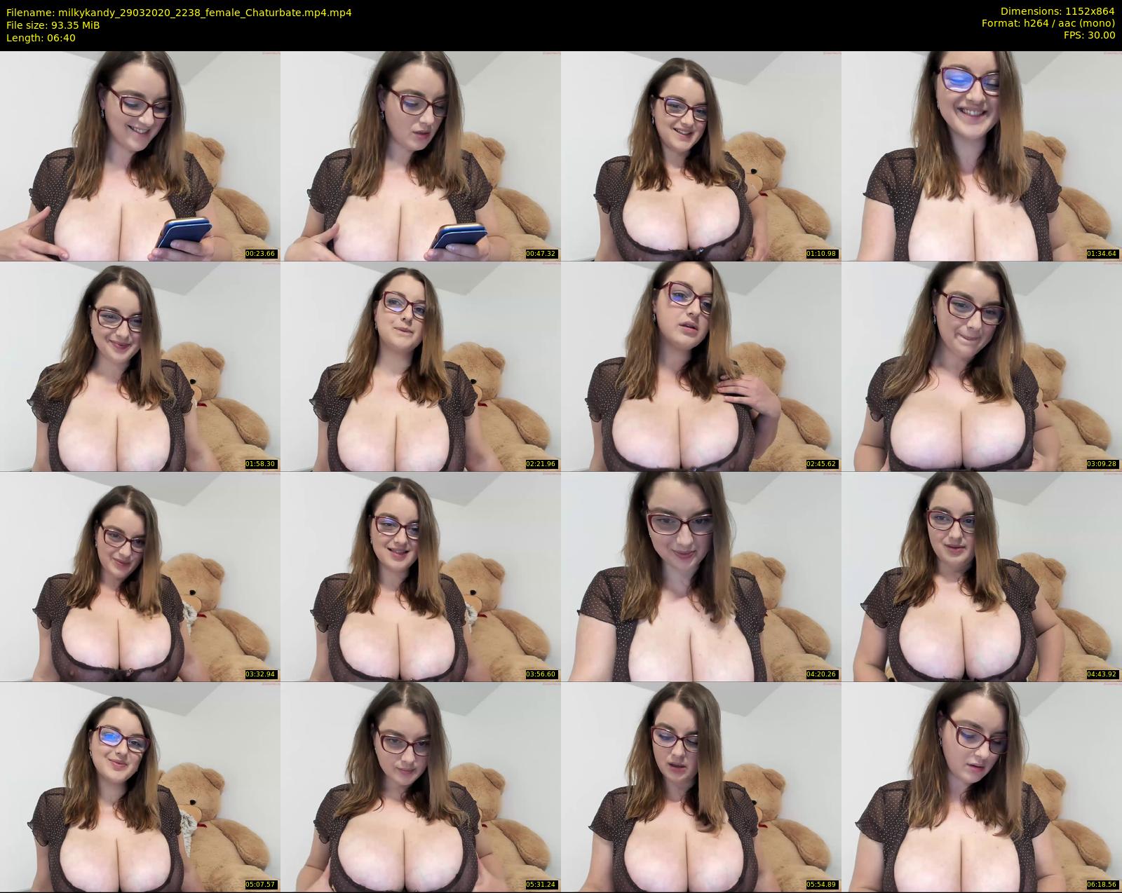 milkykandy — 7 minute Chaturbate female cam show recording, 720p, Mar 29, 2020
