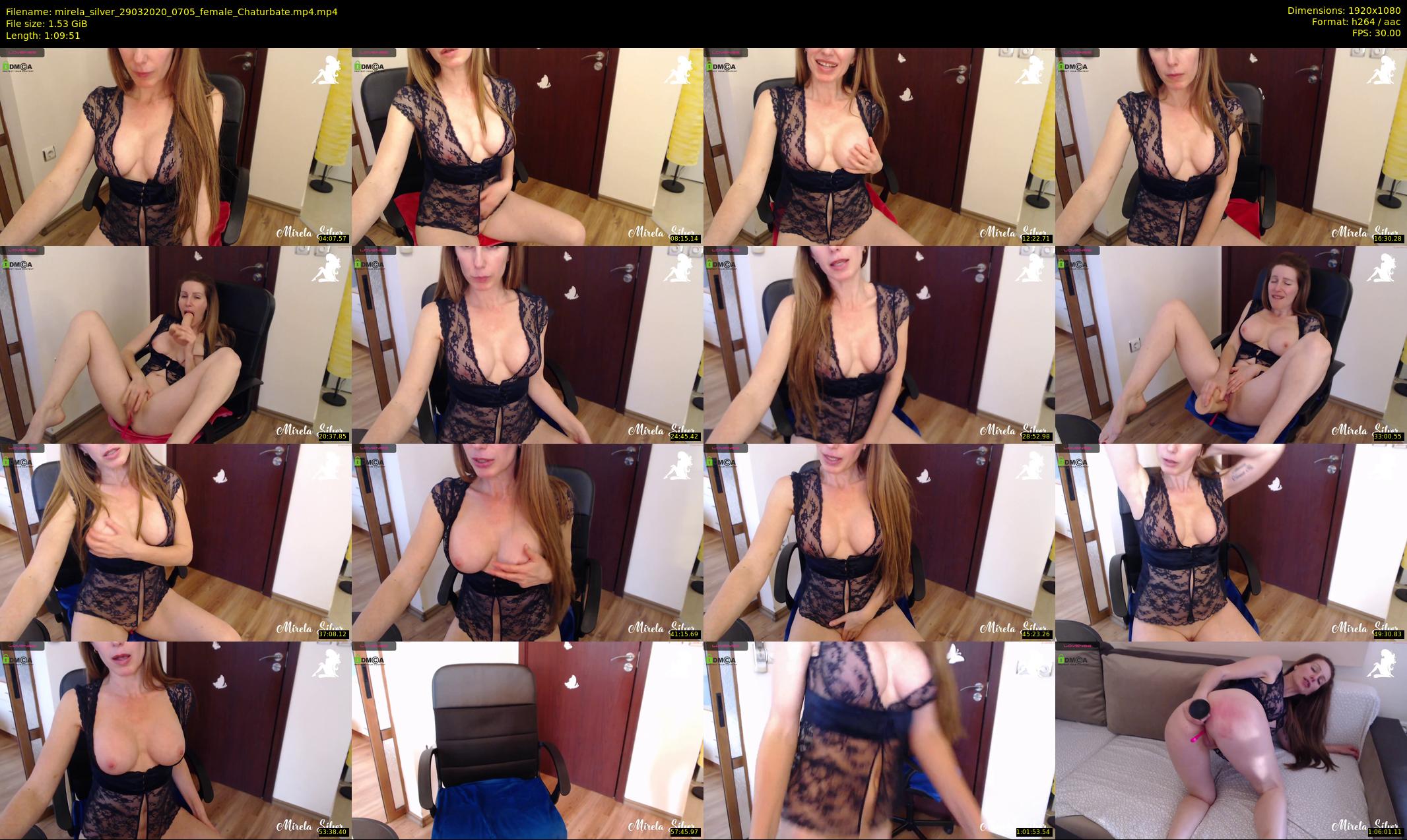 mirela_silver — 70 minute Chaturbate female cam show recording, 1080p, Mar 29, 2020