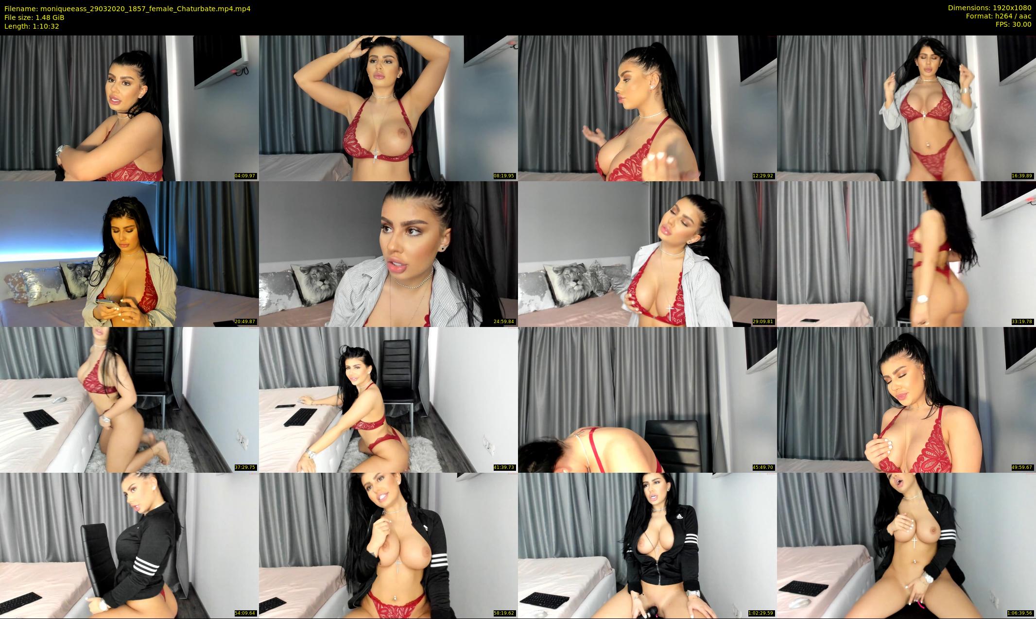 moniqueeass — 71 minute Chaturbate female cam show recording, 1080p, Mar 29, 2020