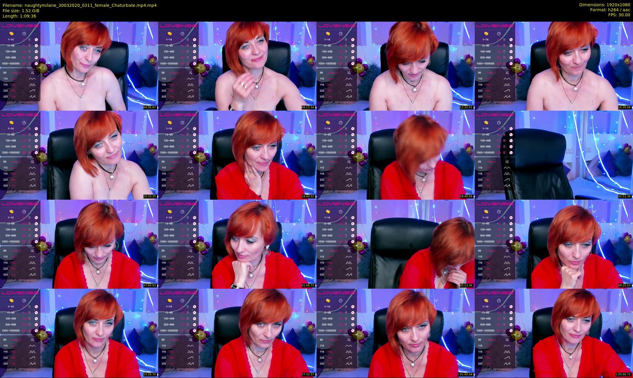naughtymilane — 70 minute Chaturbate female cam show recording, 1080p, Mar 30, 2020
