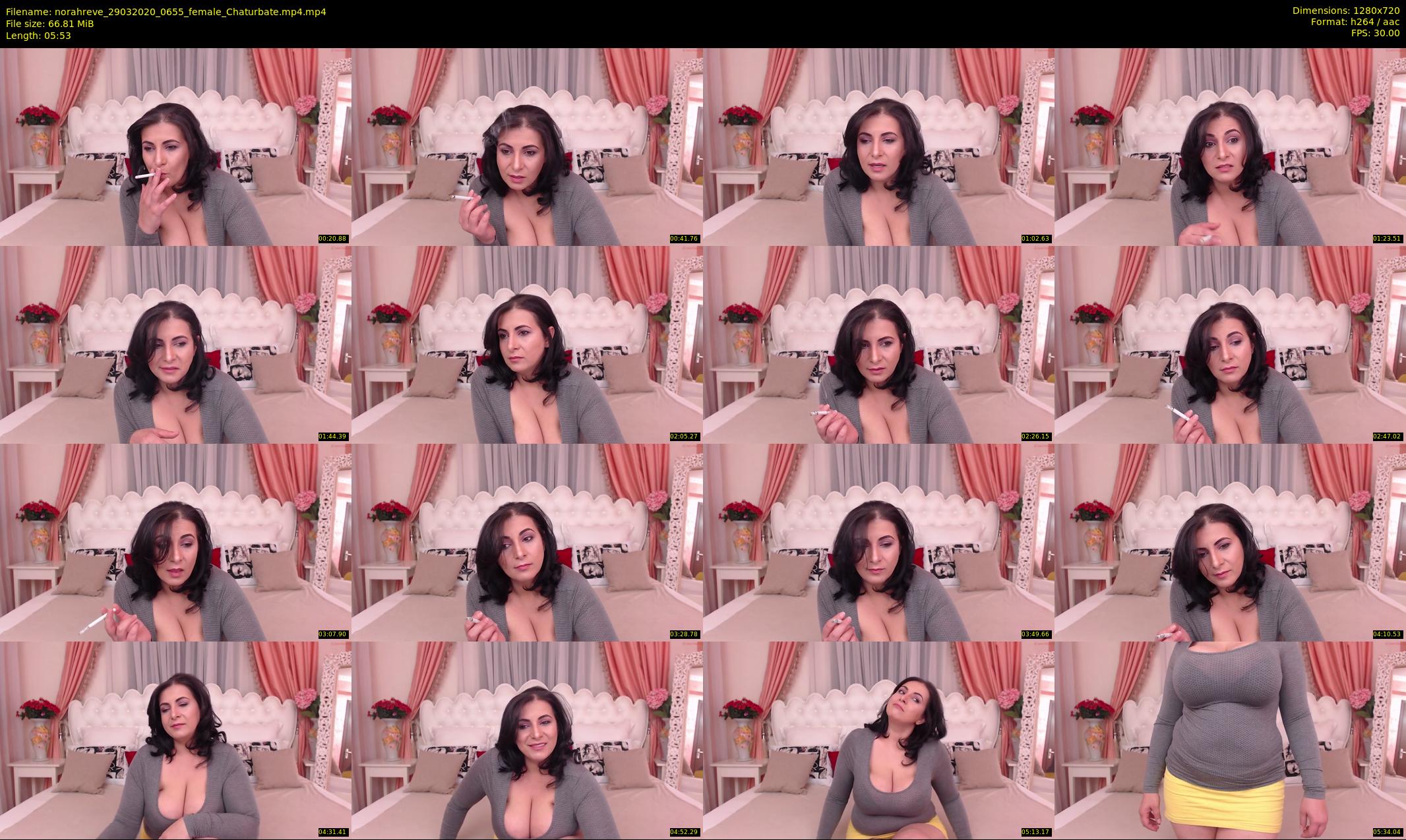 norahreve — 6 minute Chaturbate female cam show recording, 720p, Mar 29, 2020