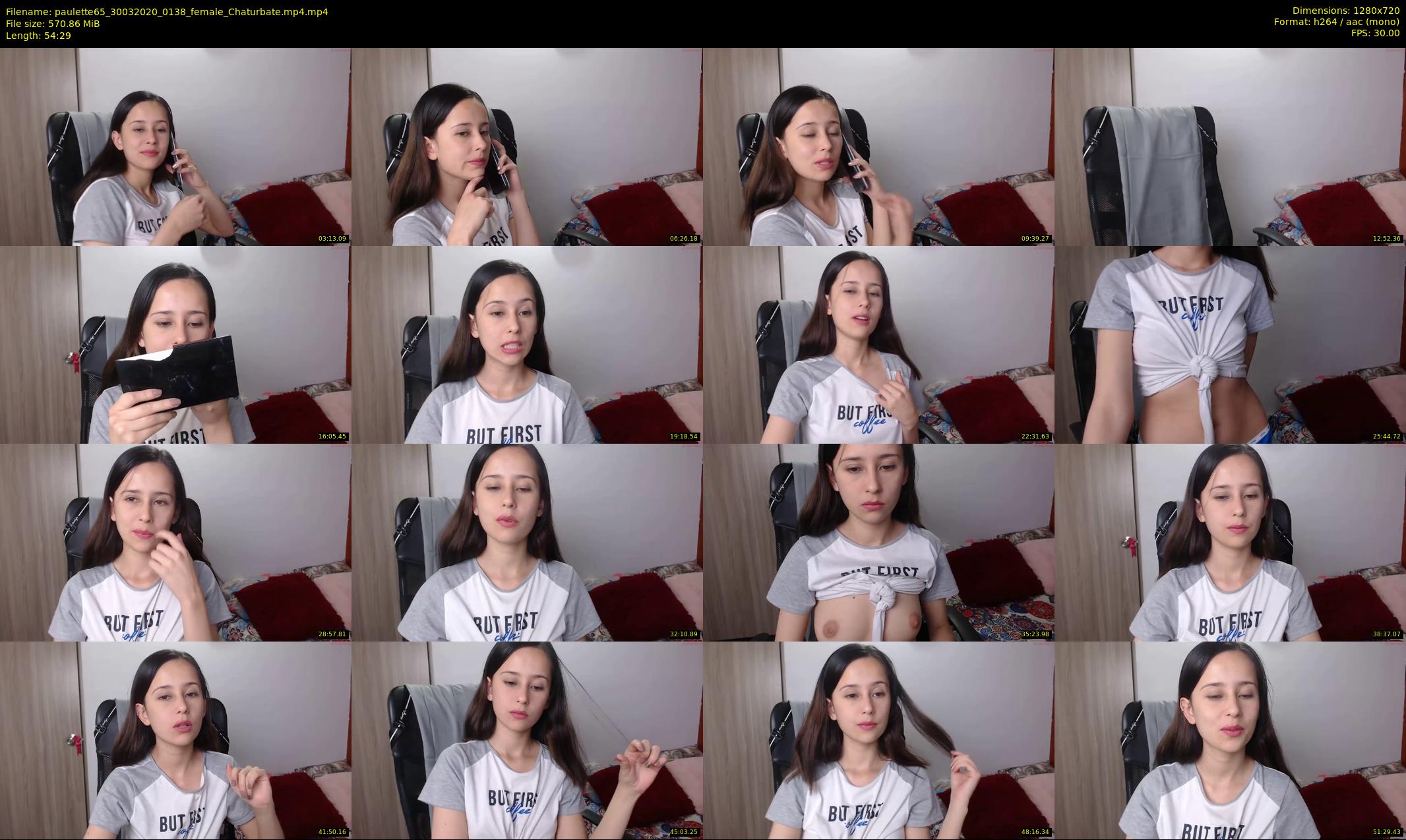 paulette65 — 55 minute Chaturbate female cam show recording, 720p, Mar 30, 2020