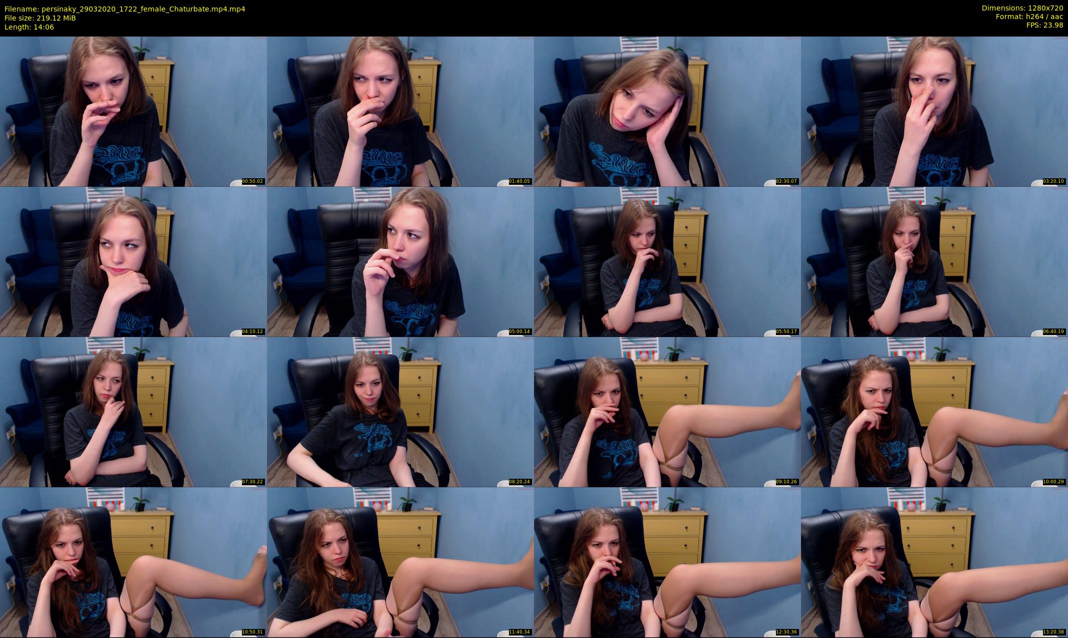persinaky — 15 minute Chaturbate female cam show recording, 720p, Mar 29, 2020