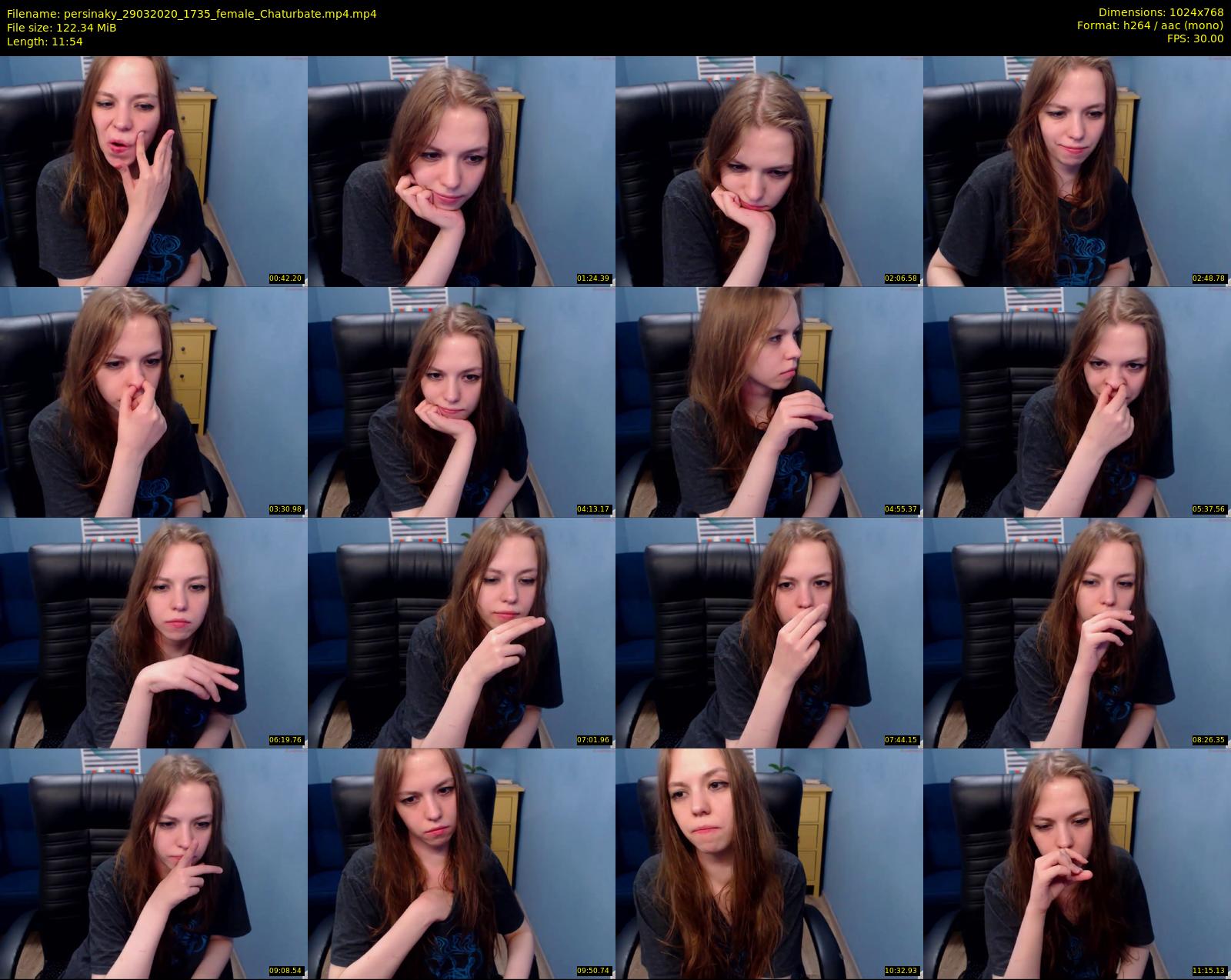 persinaky — 12 minute Chaturbate female cam show recording, 720p, Mar 29, 2020