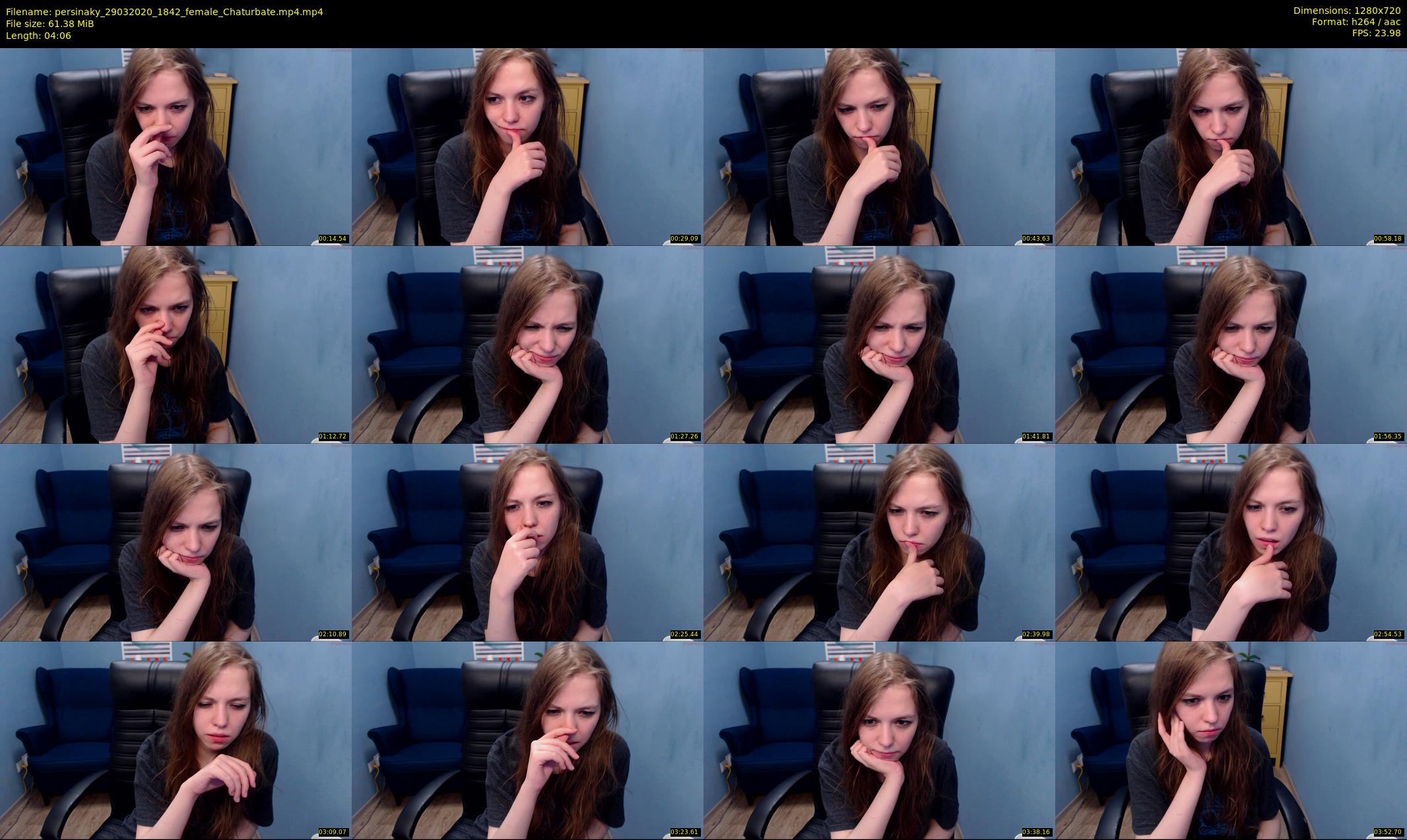 persinaky — 5 minute Chaturbate female cam show recording, 720p, Mar 29, 2020