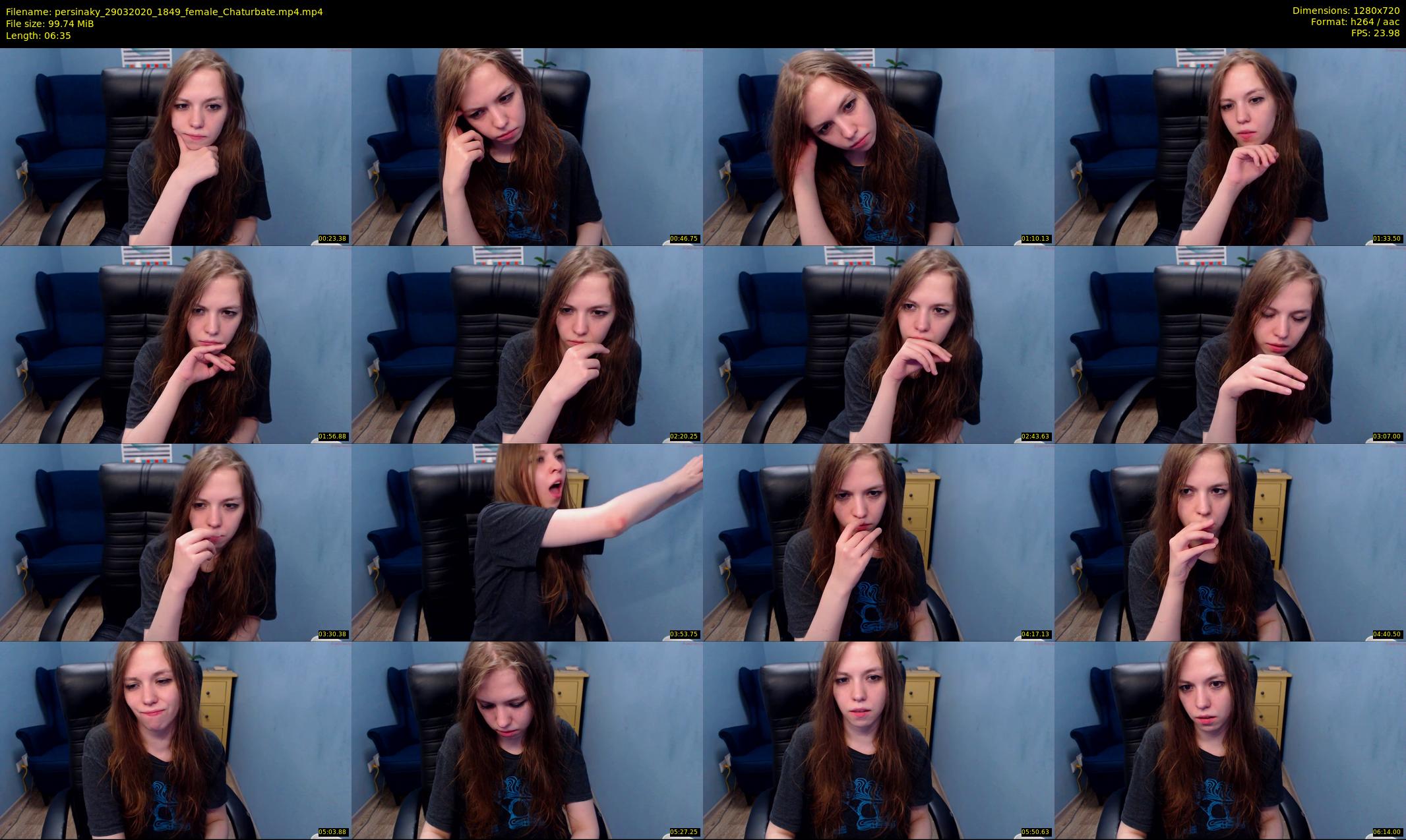persinaky — 7 minute Chaturbate female cam show recording, 720p, Mar 29, 2020