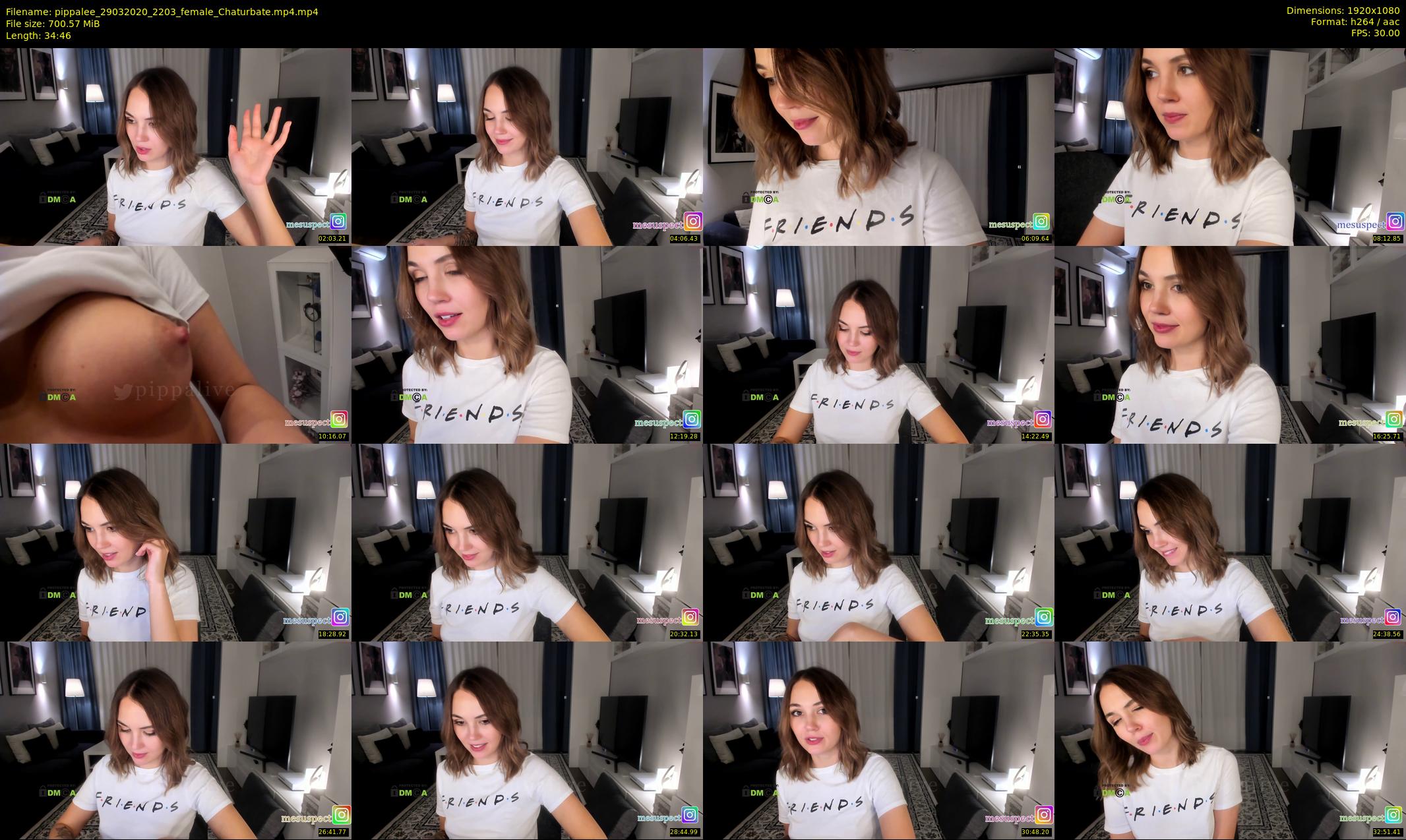 pippalee — 35 minute Chaturbate female cam show recording, 1080p, Mar 29, 2020