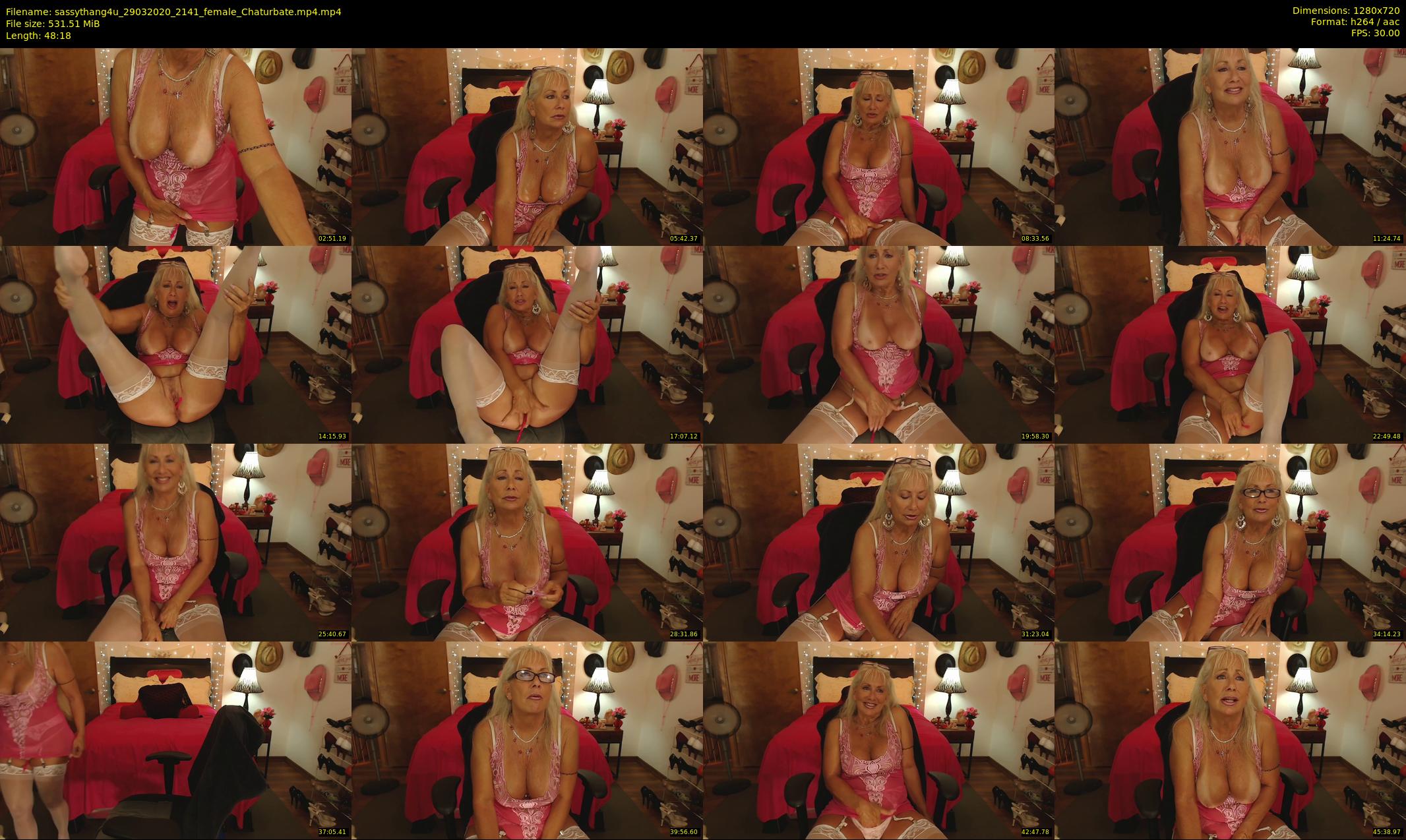sassythang4u — 49 minute Chaturbate female cam show recording, 720p, Mar 29, 2020