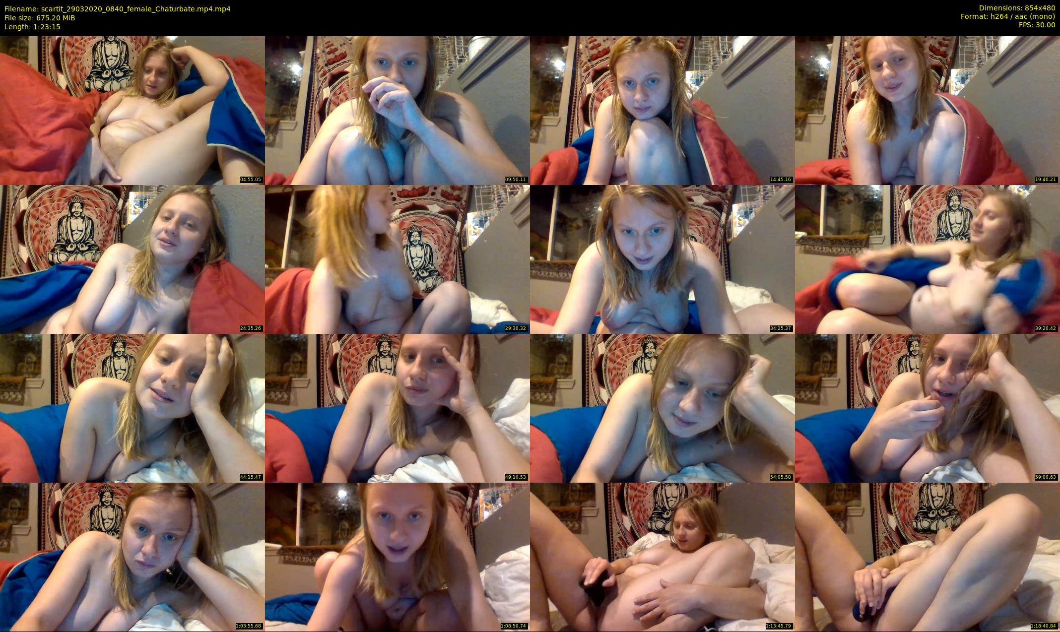 scartit — 84 minute Chaturbate female cam show recording, 480p, Mar 29, 2020