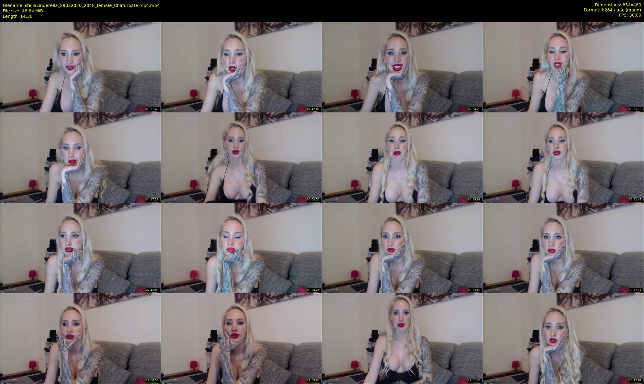 stellacinderella — 15 minute Chaturbate female cam show recording, 480p, Mar 29, 2020