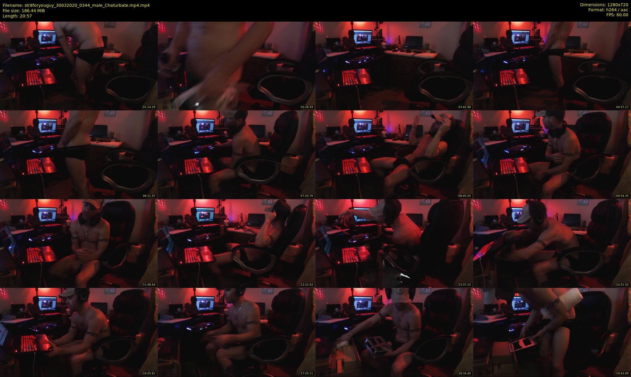 str8foryouguy — 21 minute Chaturbate male cam show recording, 720p, Mar 30, 2020