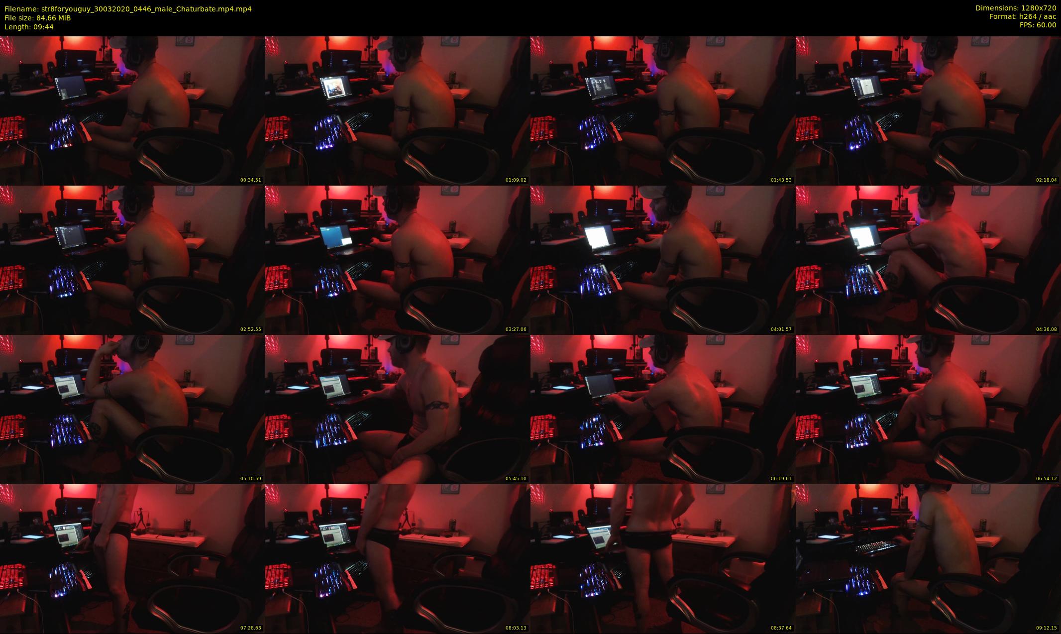 str8foryouguy — 10 minute Chaturbate male cam show recording, 720p, Mar 30, 2020