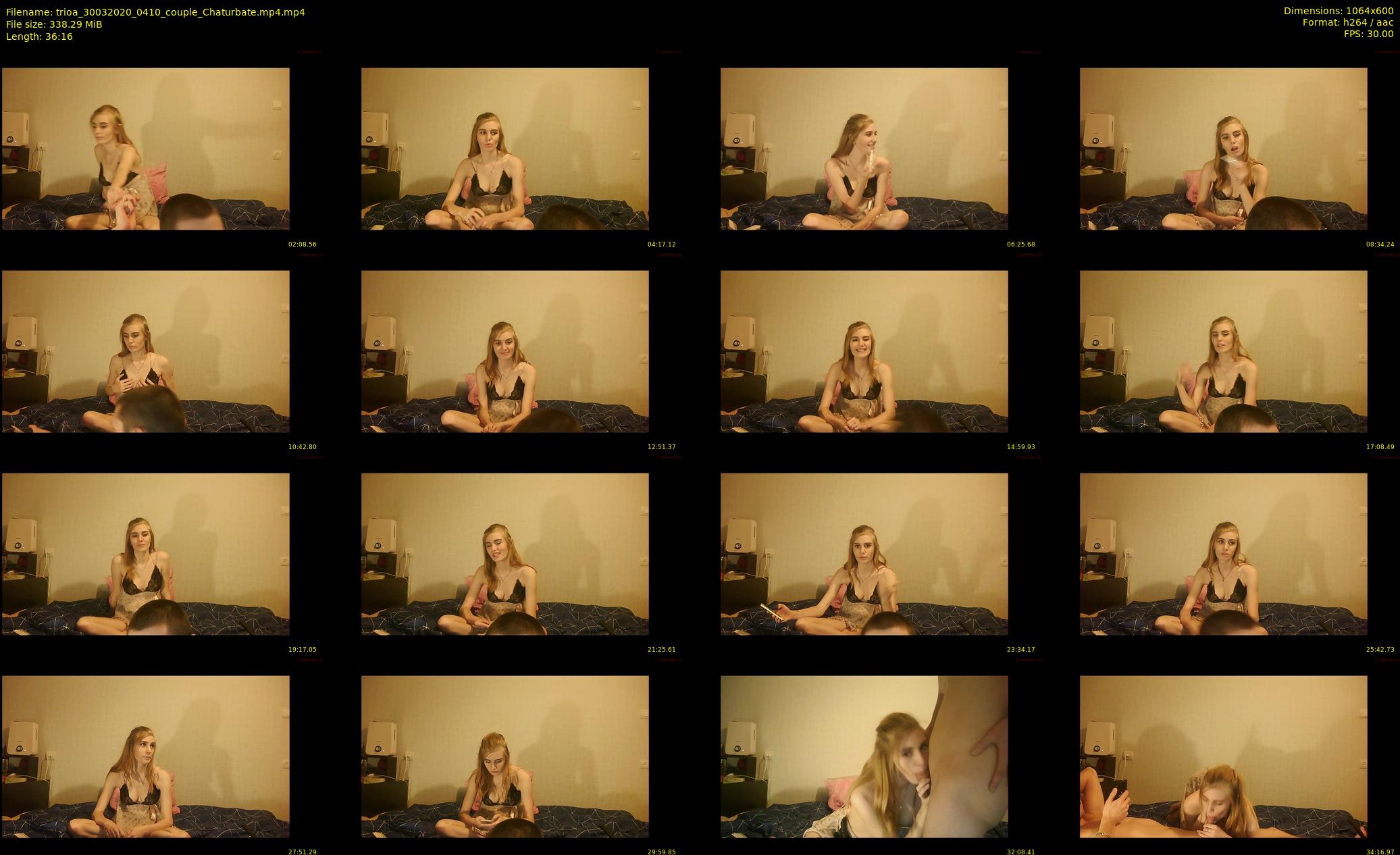 trioa — 37 minute Chaturbate couple cam show recording, 480p, Mar 30, 2020