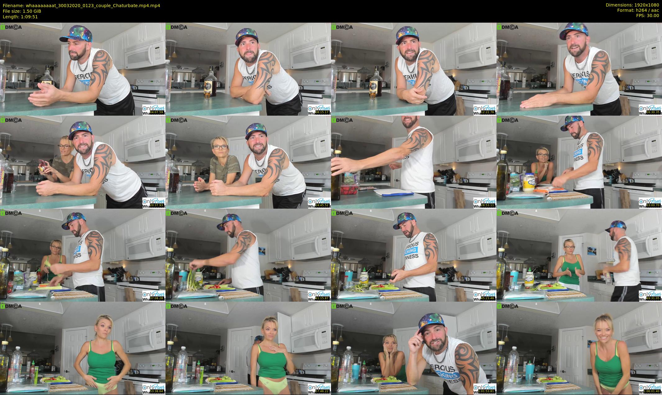 whaaaaaaaat — 70 minute Chaturbate couple cam show recording, 1080p, Mar 30, 2020