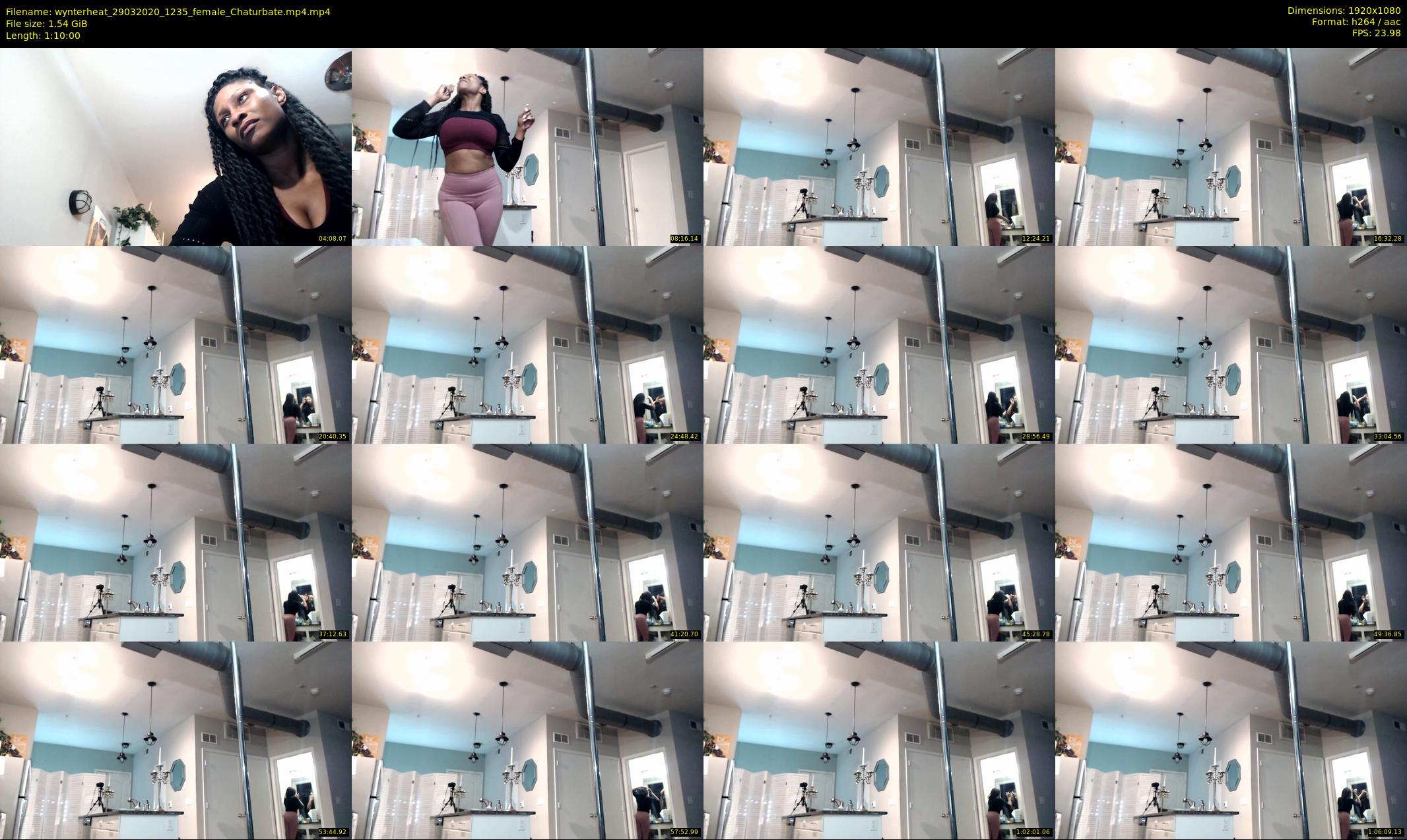 wynterheat — 70 minute Chaturbate female cam show recording, 1080p, Mar 29, 2020
