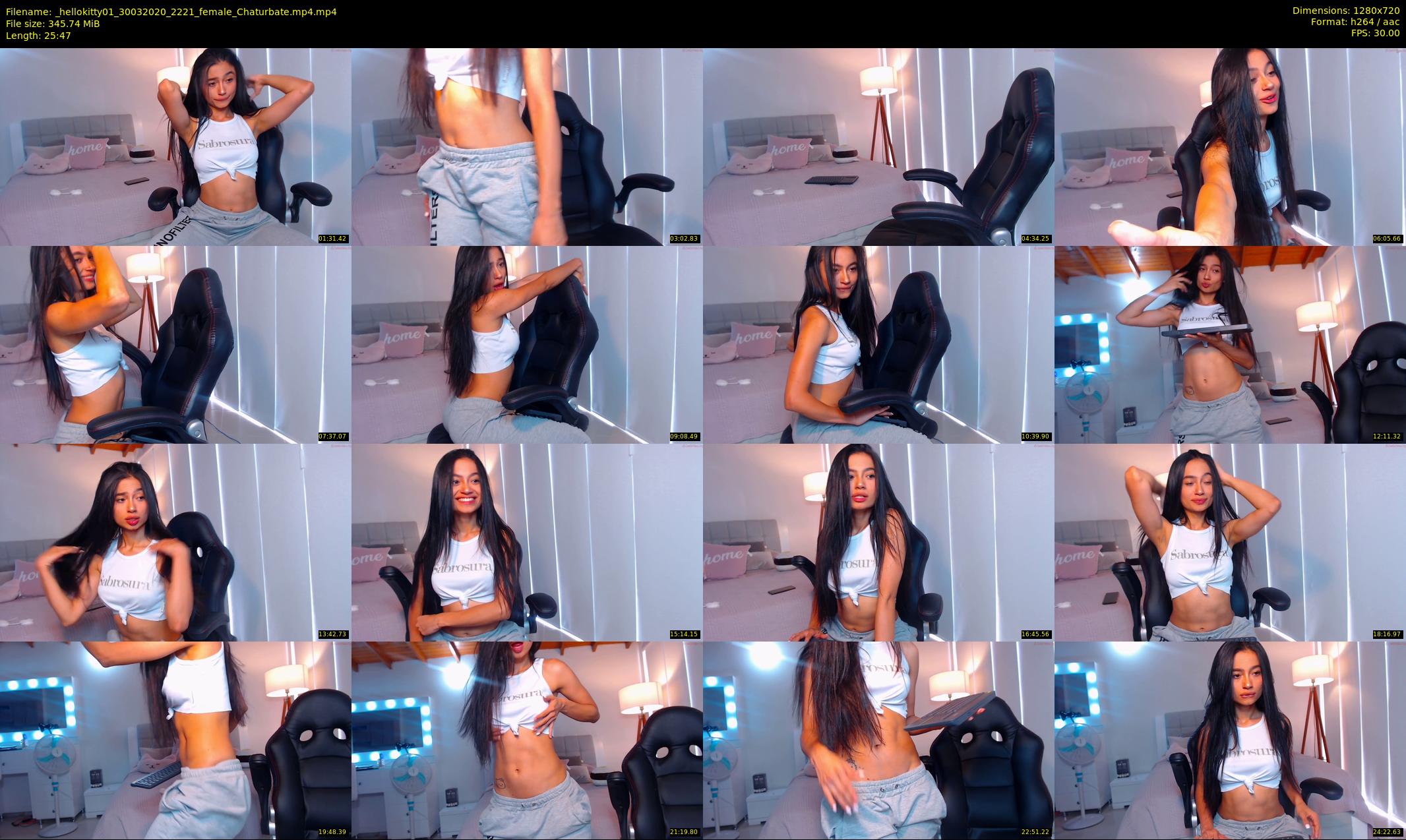 _hellokitty01 — 26 minute Chaturbate female cam show recording, 720p, Mar 30, 2020