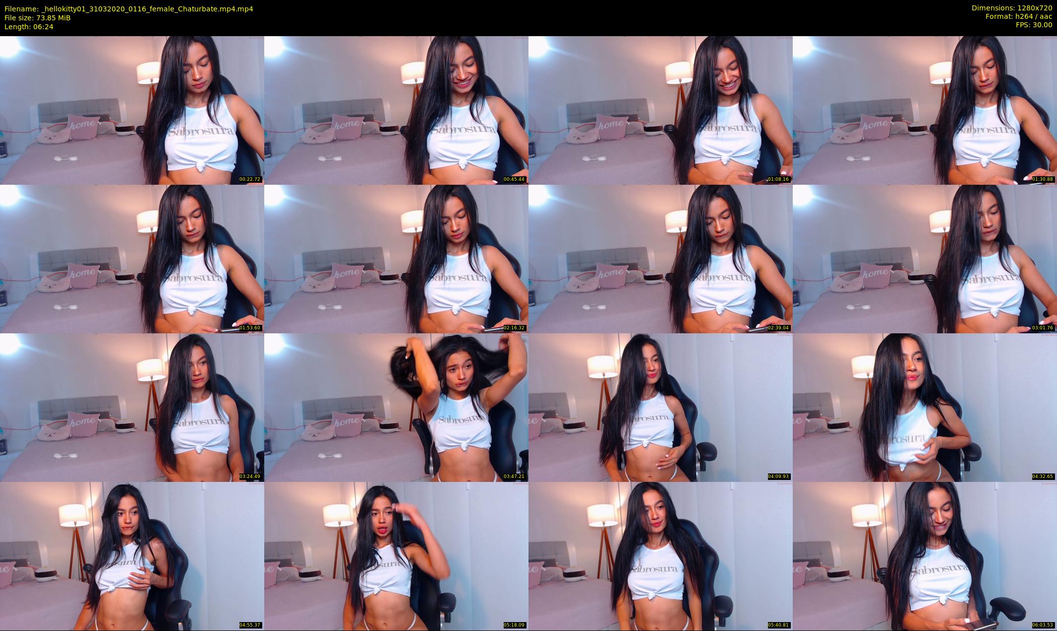 _hellokitty01 — 7 minute Chaturbate female cam show recording, 720p, Mar 31, 2020