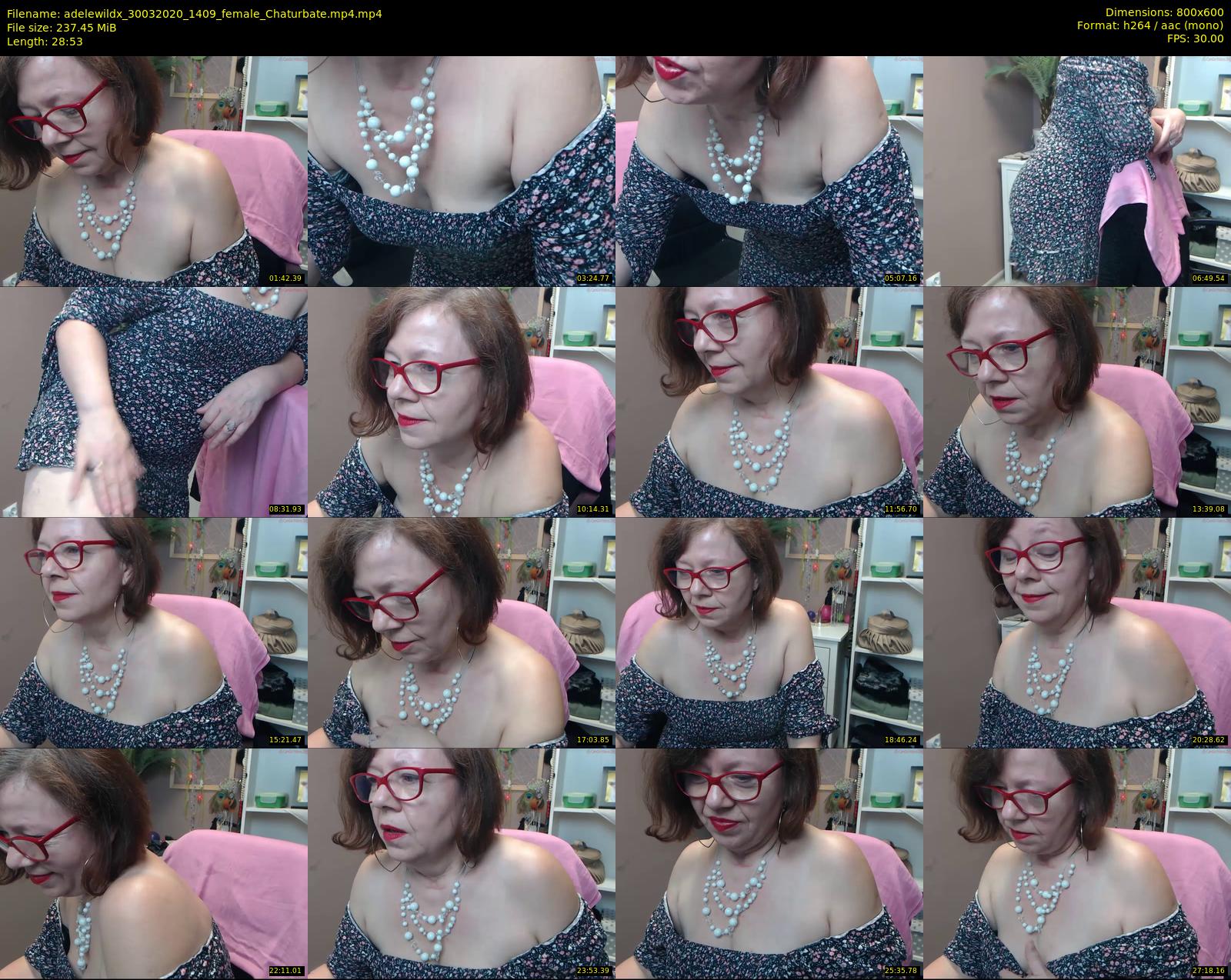 adelewildx — 29 minute Chaturbate female cam show recording, 480p, Mar 30, 2020