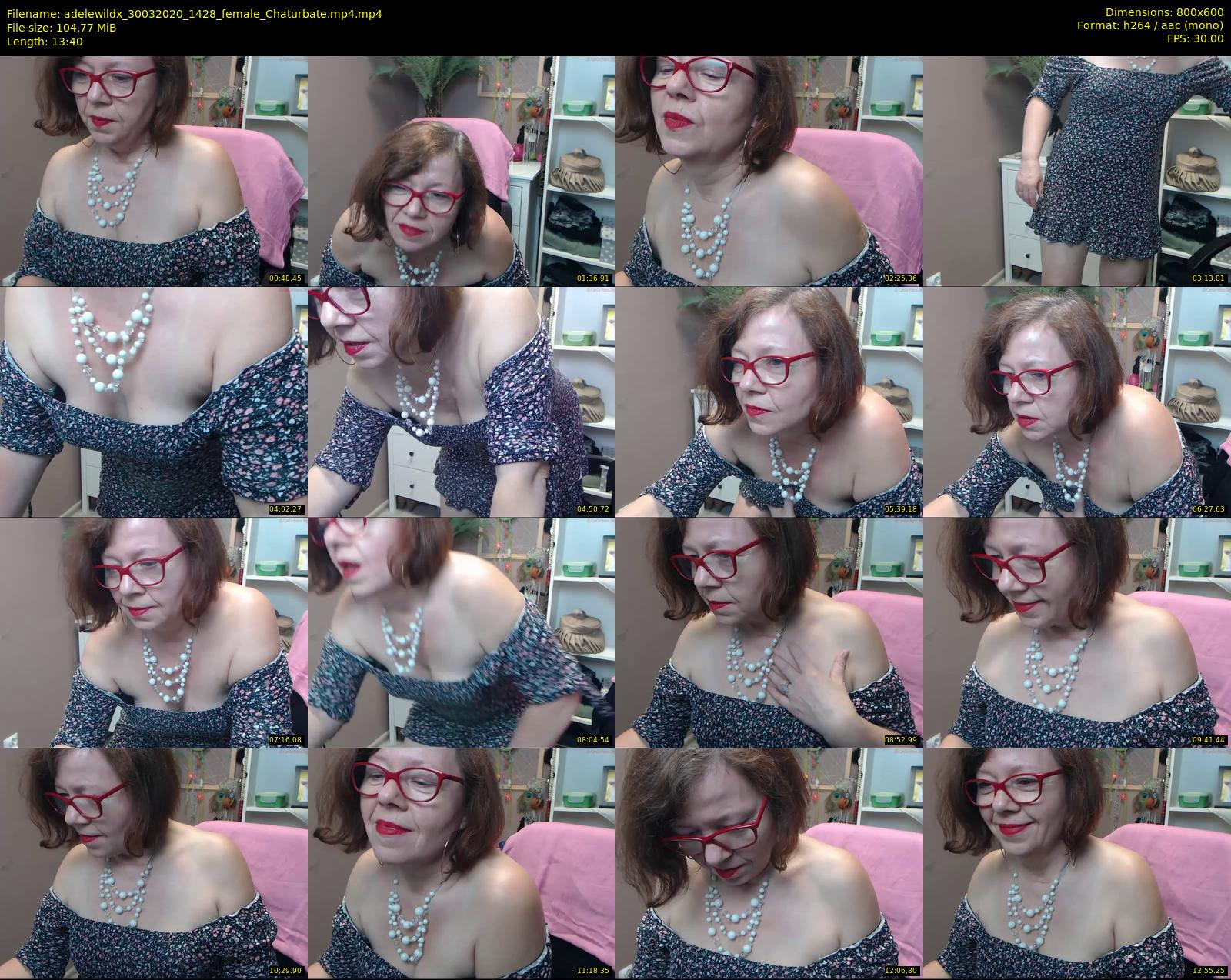 adelewildx — 14 minute Chaturbate female cam show recording, 480p, Mar 30, 2020