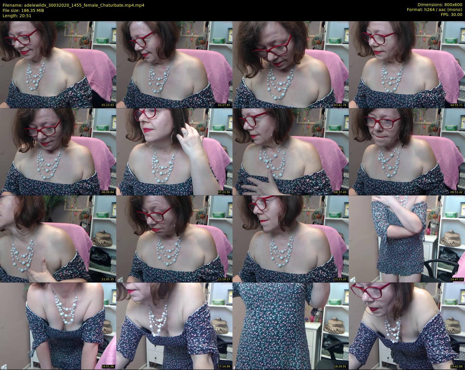 adelewildx — 21 minute Chaturbate female cam show recording, 480p, Mar 30, 2020