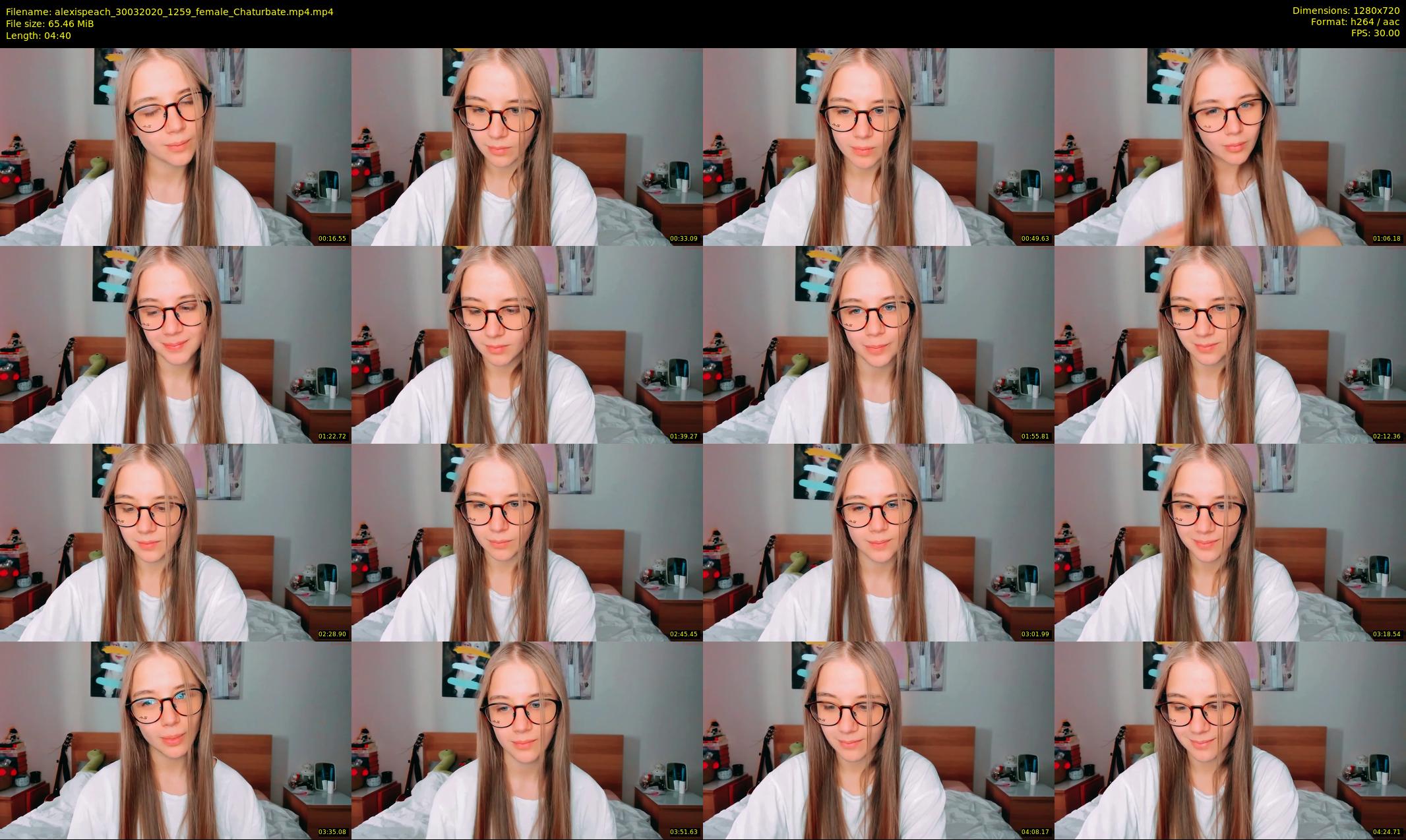 alexispeach — 5 minute Chaturbate female cam show recording, 720p, Mar 30, 2020