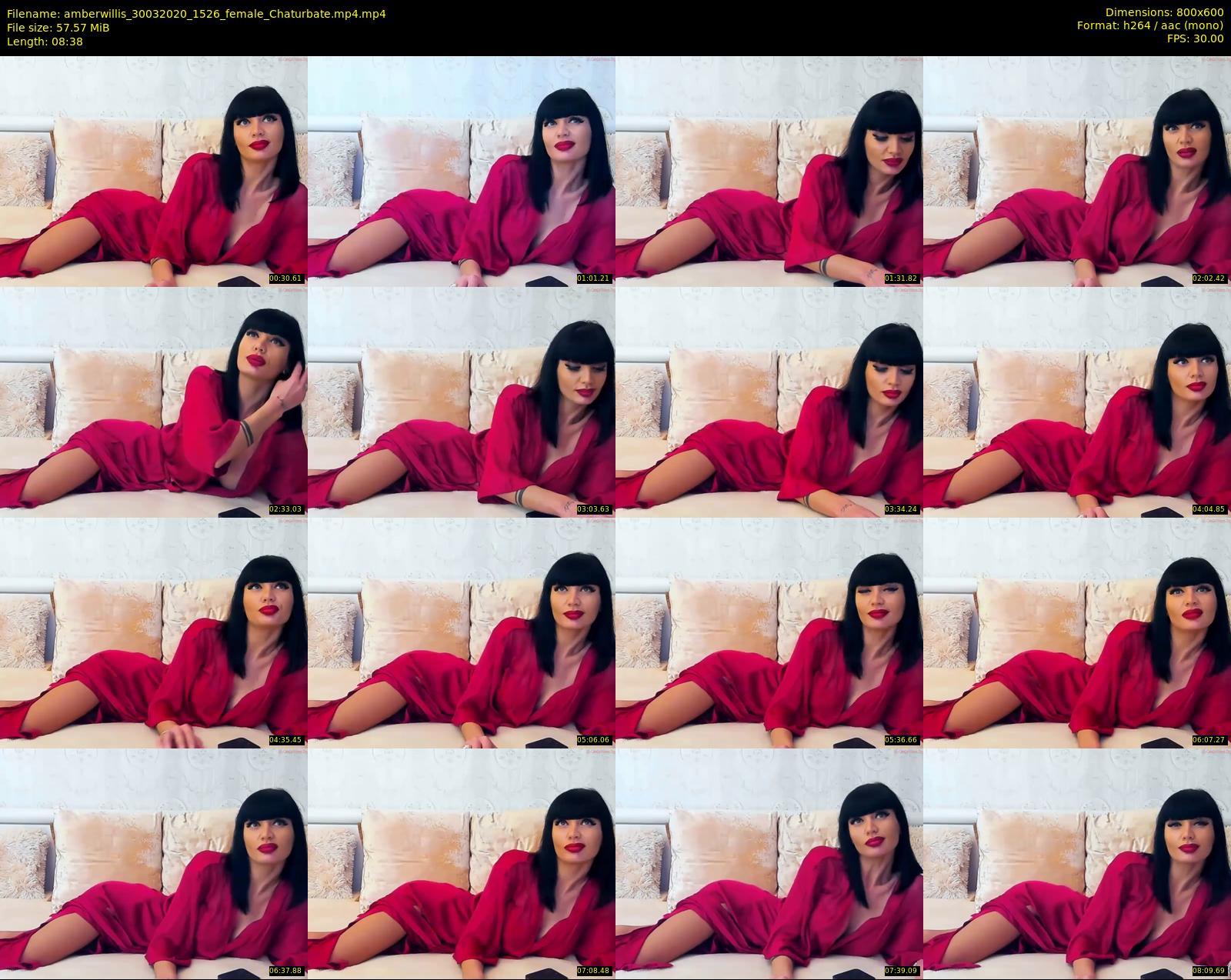 amberwillis — 9 minute Chaturbate female cam show recording, 480p, Mar 30, 2020
