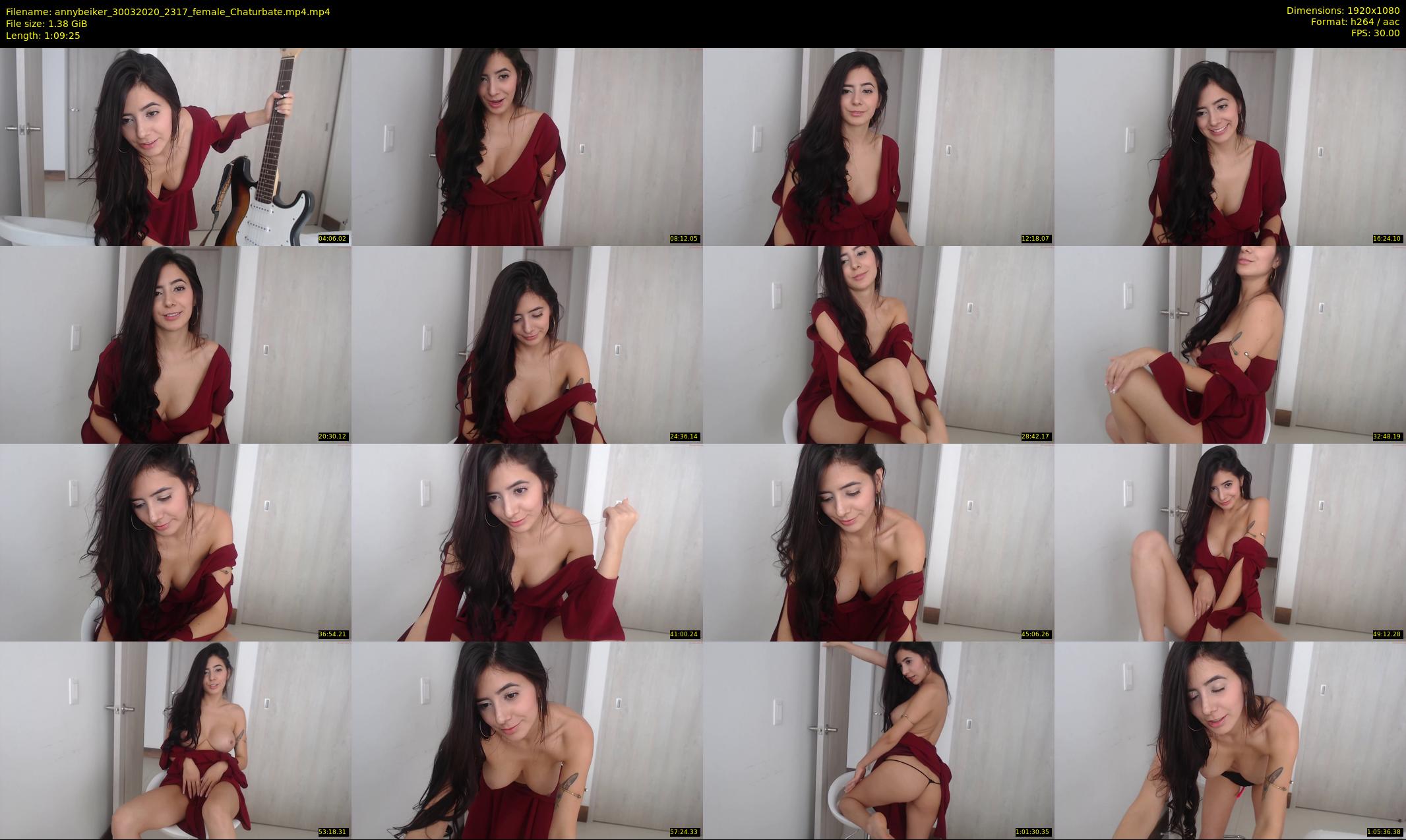 annybeiker — 70 minute Chaturbate female cam show recording, 1080p, Mar 30, 2020