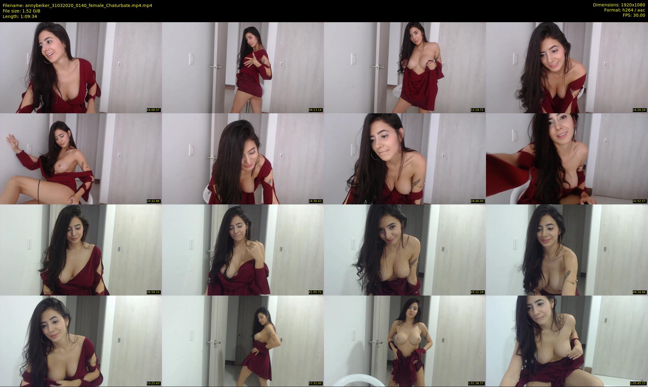 annybeiker — 70 minute Chaturbate female cam show recording, 1080p, Mar 31, 2020