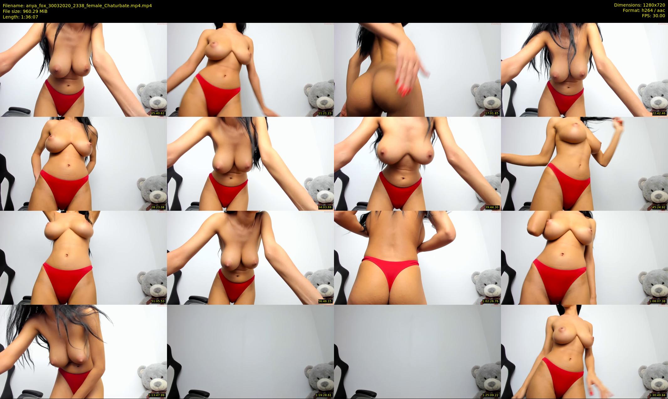 anya_fox — 97 minute Chaturbate female cam show recording, 720p, Mar 30, 2020