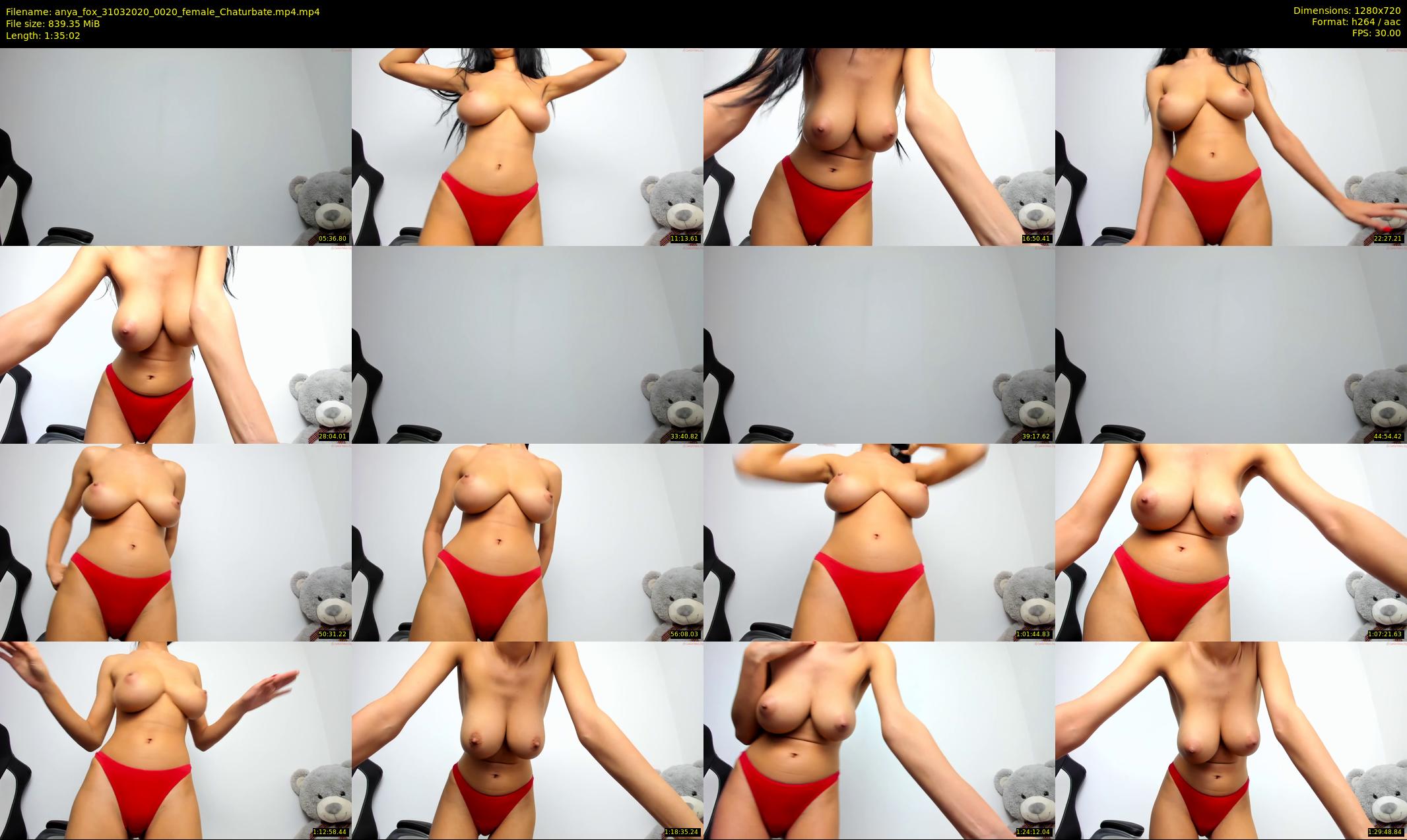 anya_fox — 96 minute Chaturbate female cam show recording, 720p, Mar 31, 2020