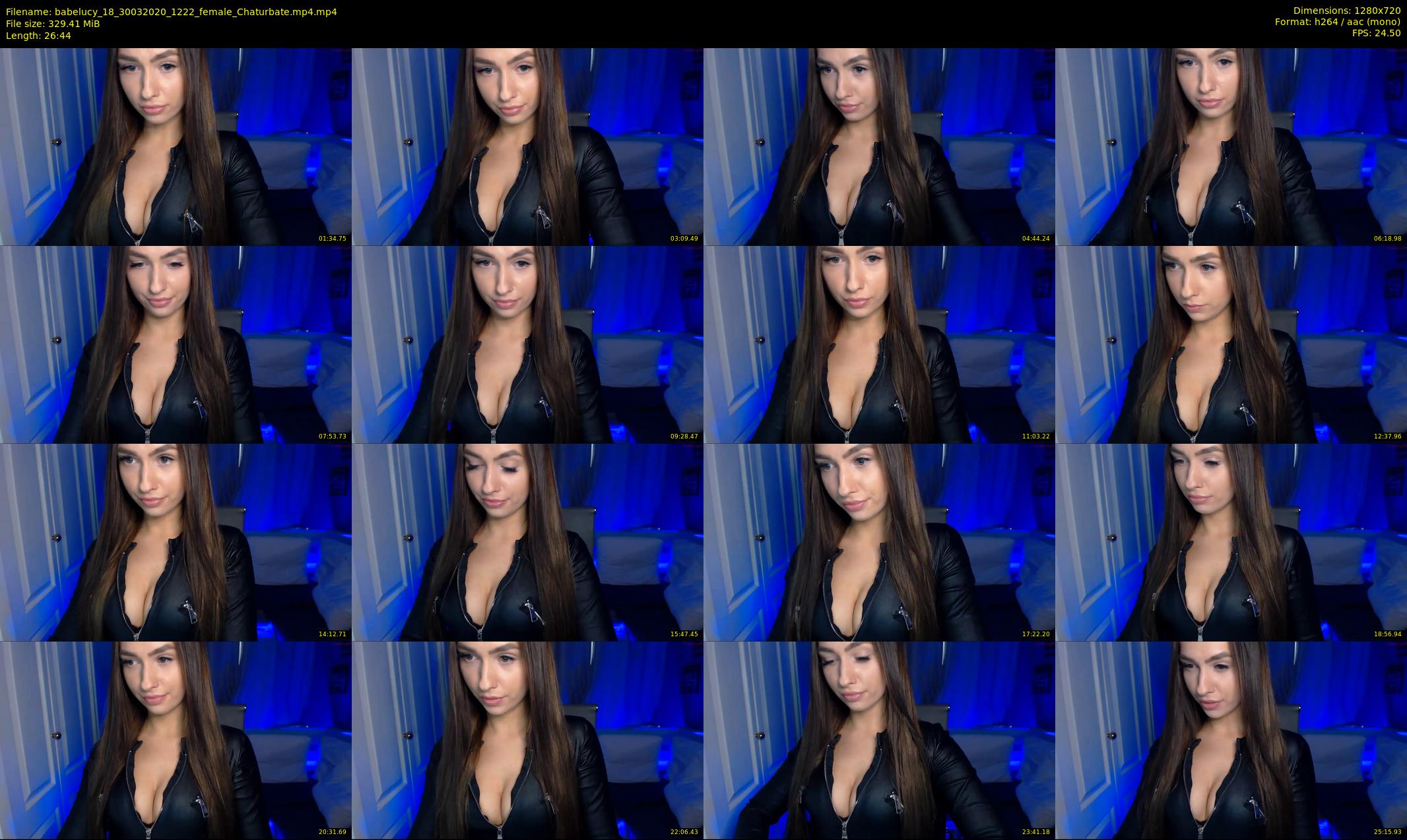babelucy_18 — 27 minute Chaturbate female cam show recording, 720p, Mar 30, 2020