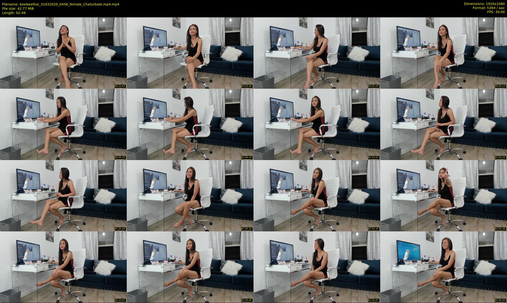 beebeethai — 3 minute Chaturbate female cam show recording, 1080p, Mar 31, 2020