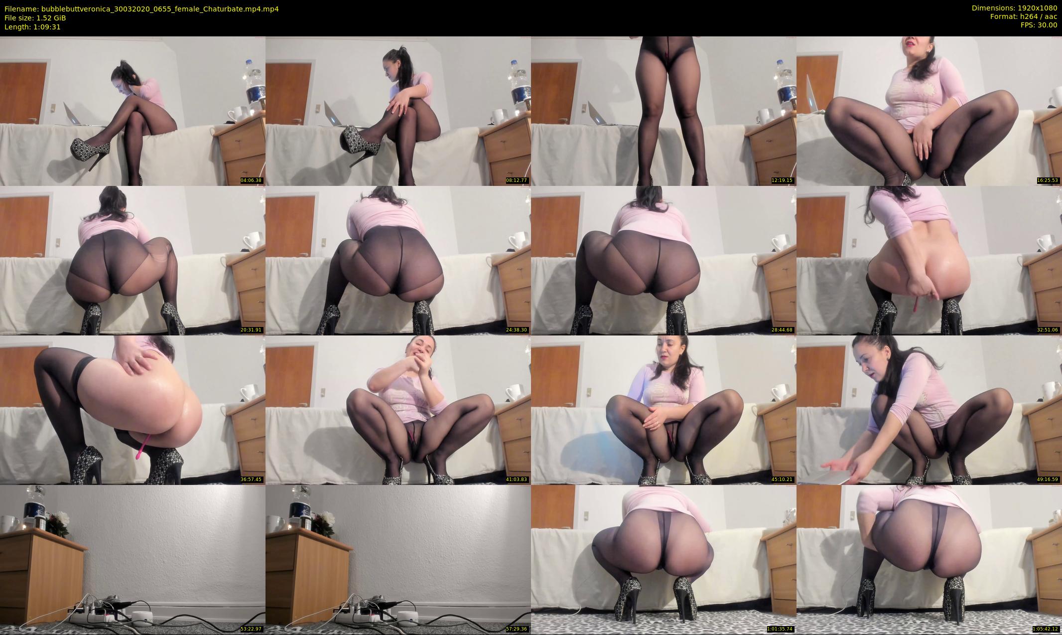 bubblebuttveronica — 70 minute Chaturbate female cam show recording, 1080p, Mar 30, 2020