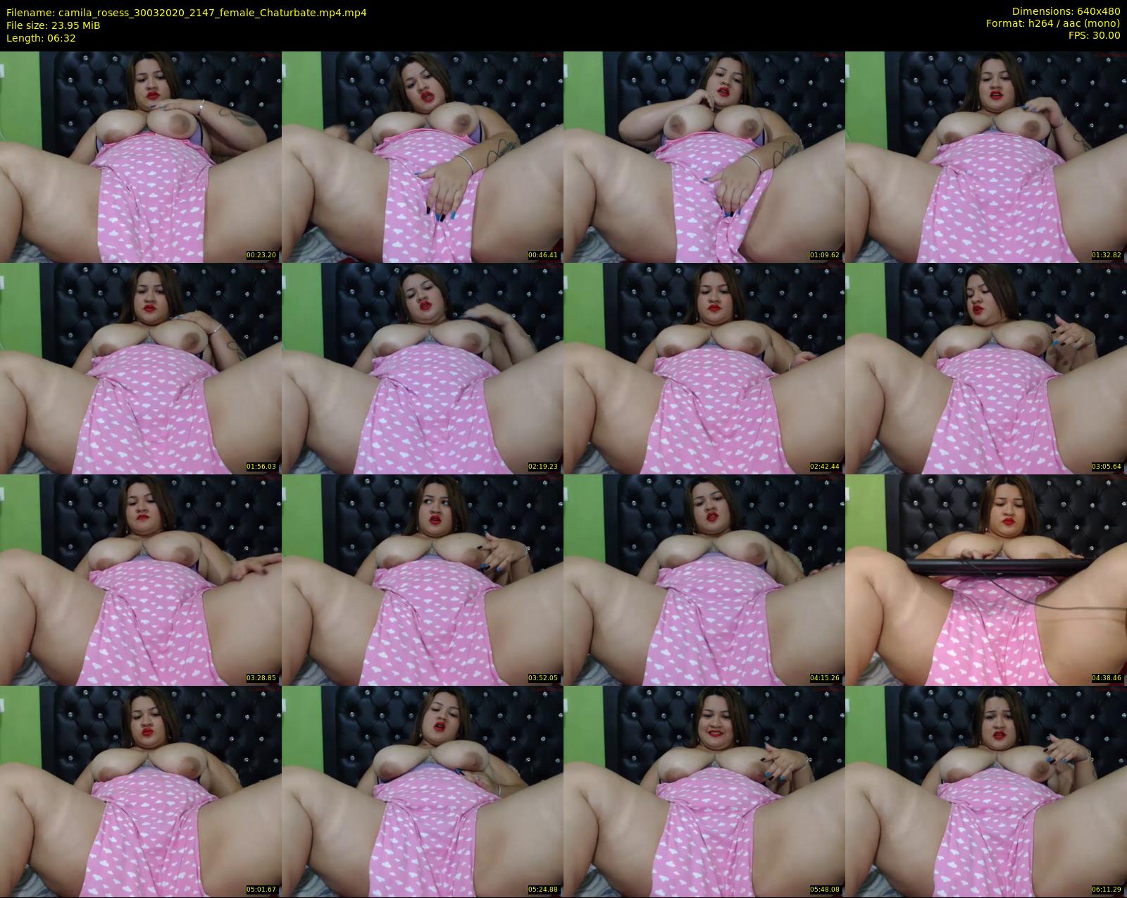 camila_rosess — 7 minute Chaturbate female cam show recording, 480p, Mar 30, 2020