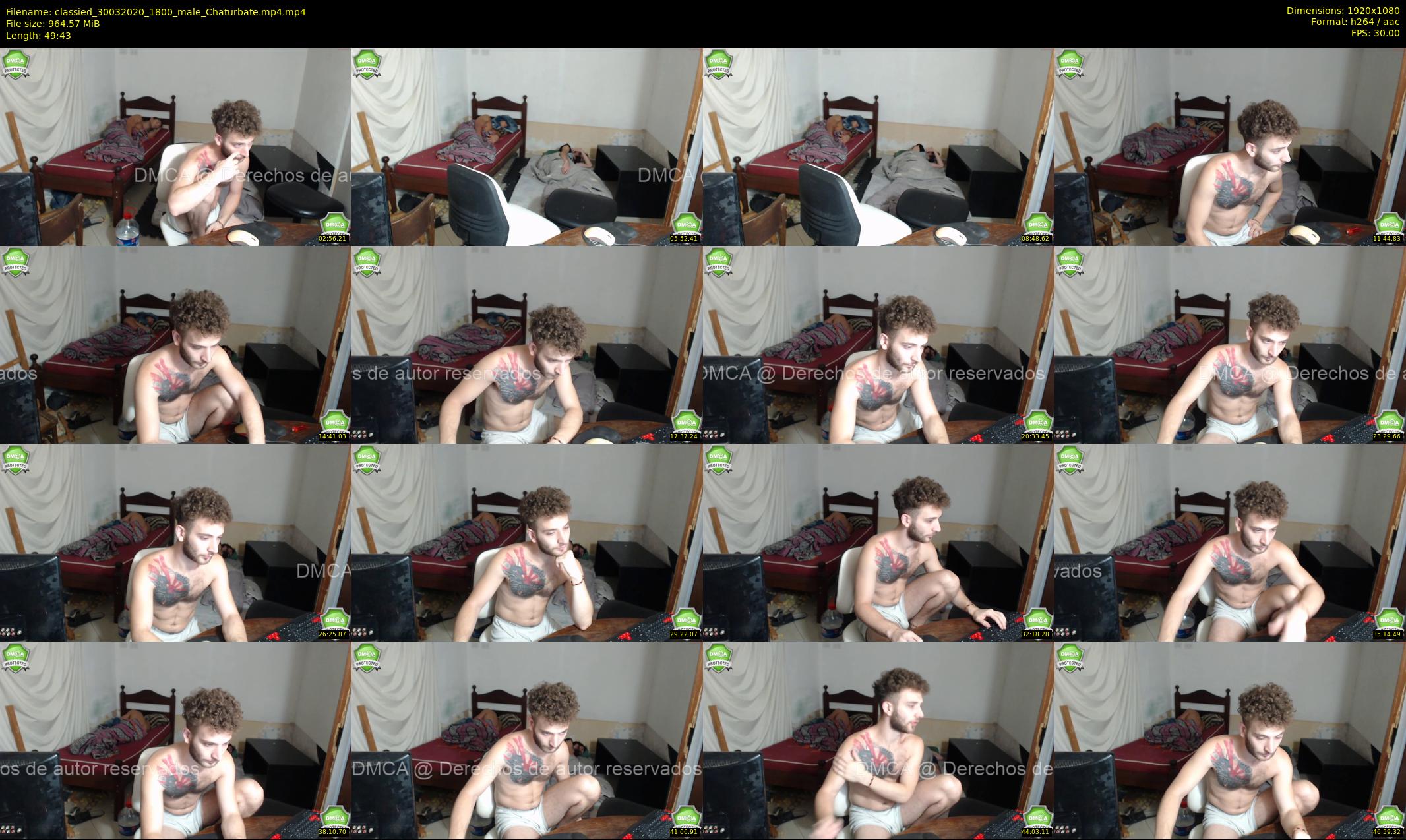 classied — 50 minute Chaturbate male cam show recording, 1080p, Mar 30, 2020